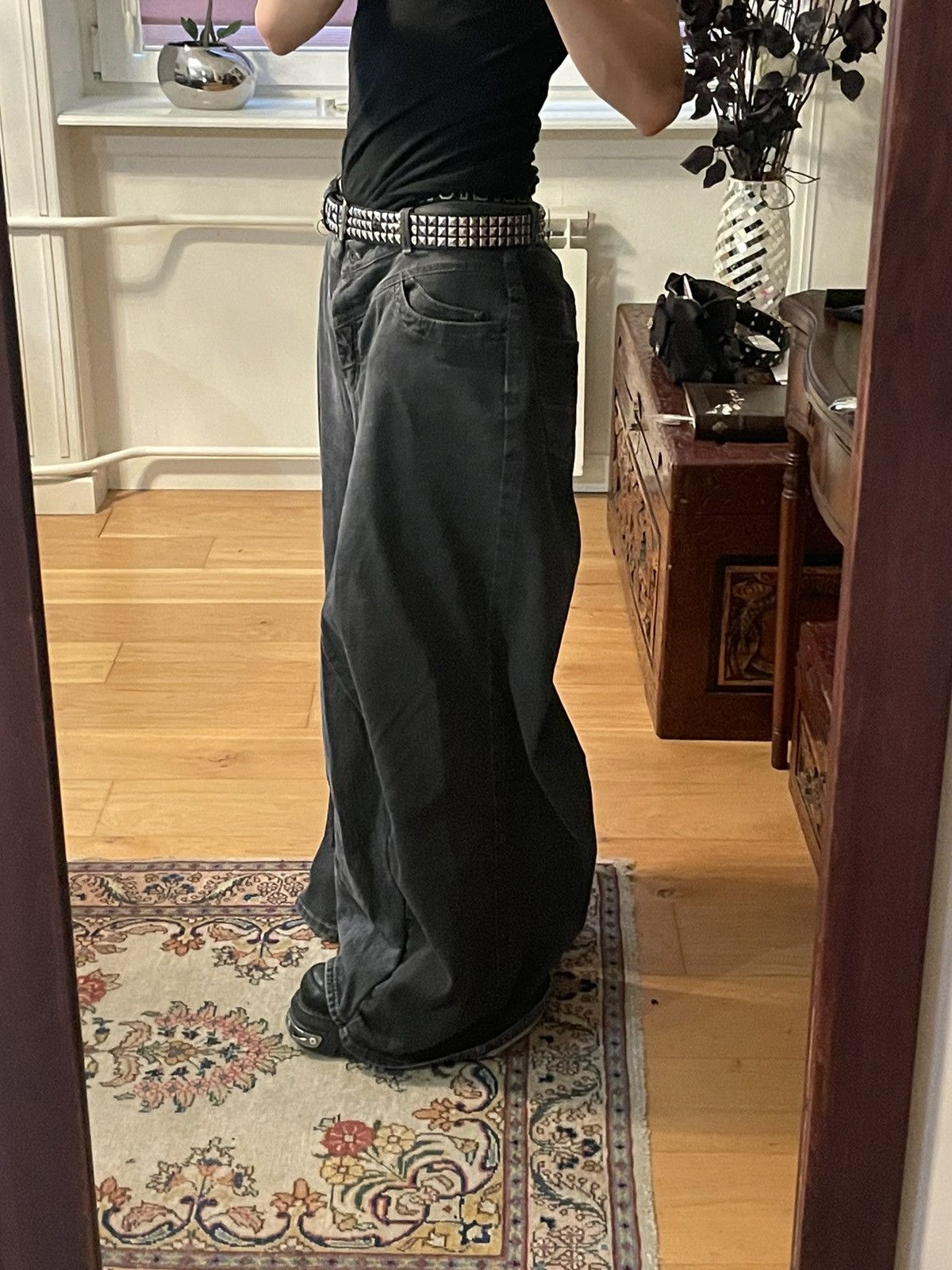 Handmade gray rare handmade Pants Size US 40 / EU 56 - 6 Thumbnail