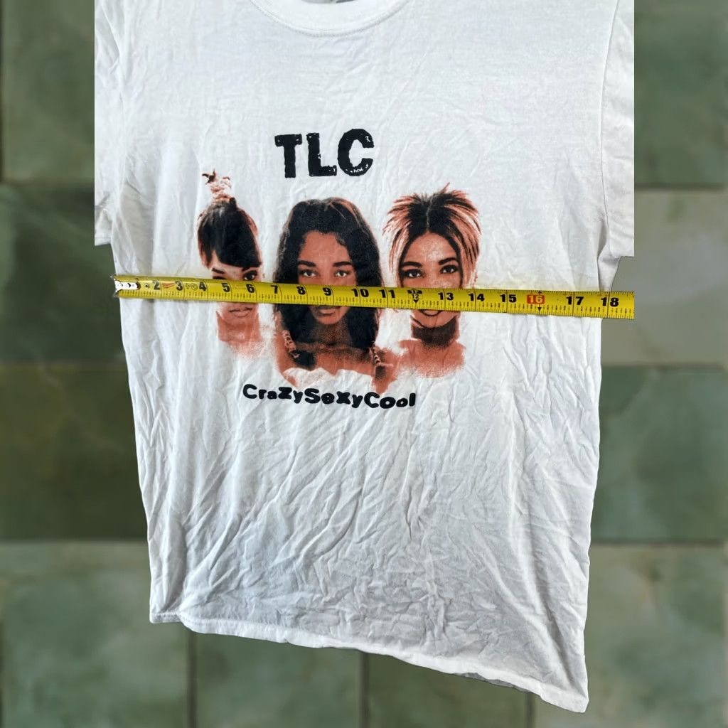 Vintage TLC Shirt Women Medium White Hip Hop 90s Crazy Sexy Cool Band TShirt"} Size M / US 6-8 / IT 42-44 - 1 Thumbnail