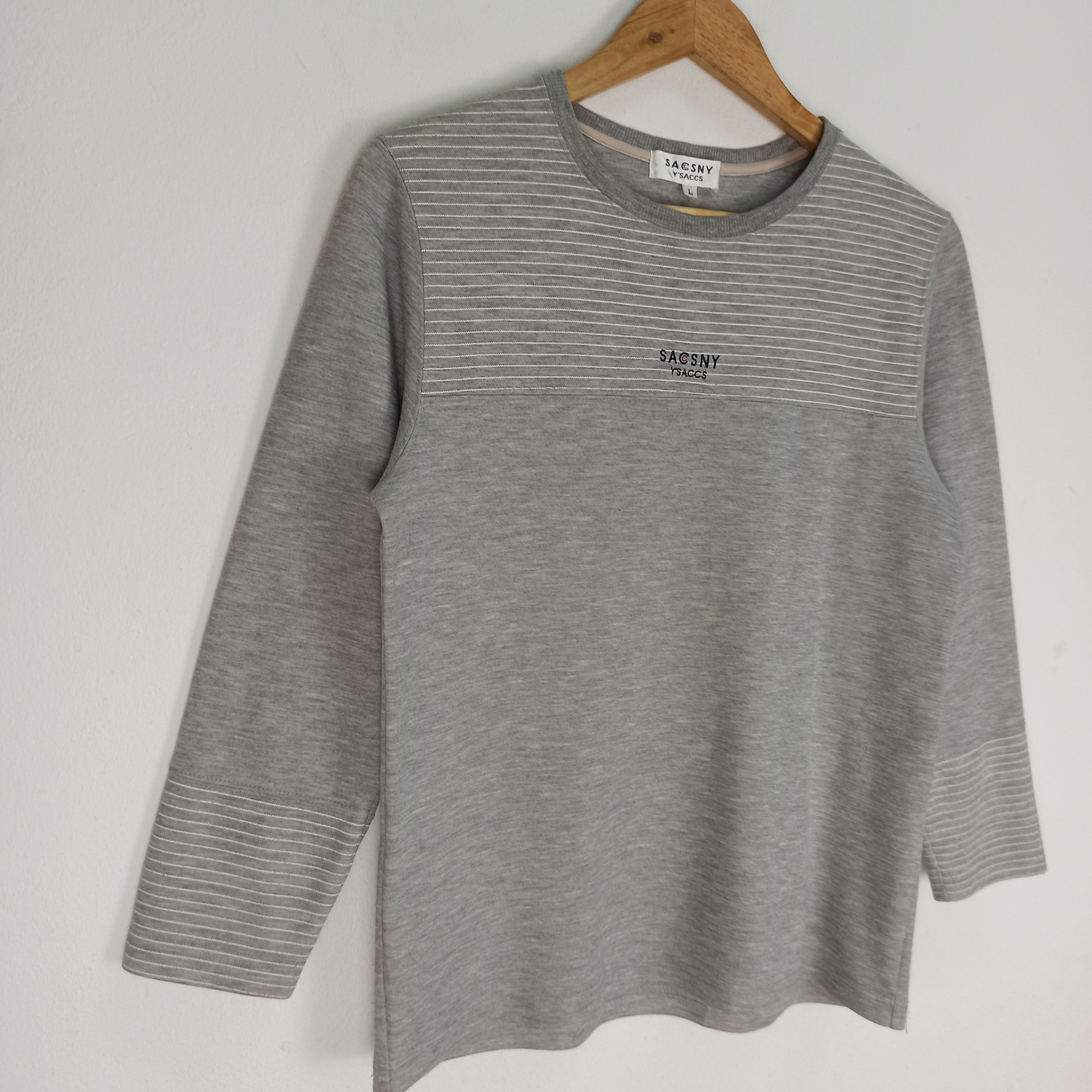Y's Rare SACSNY Y'S ACCS By Yohji Yamamoto Long Sleeve Size L / US 10 / IT 46 - 2 Thumbnail