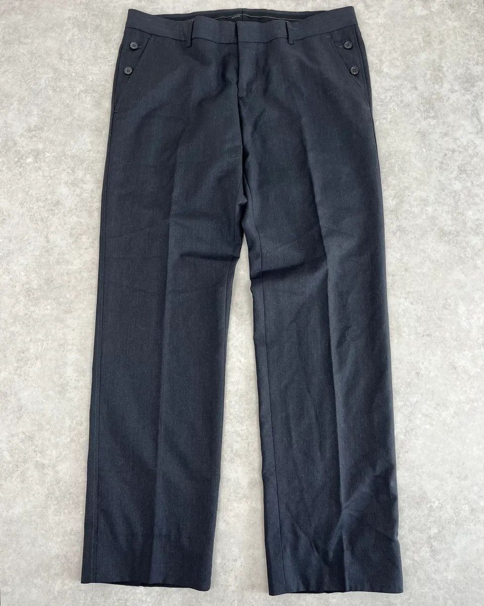 Gucci 2000s Gucci Dark Grey Regular Tailored Pants Size US 34 / EU 50 - 1 Thumbnail