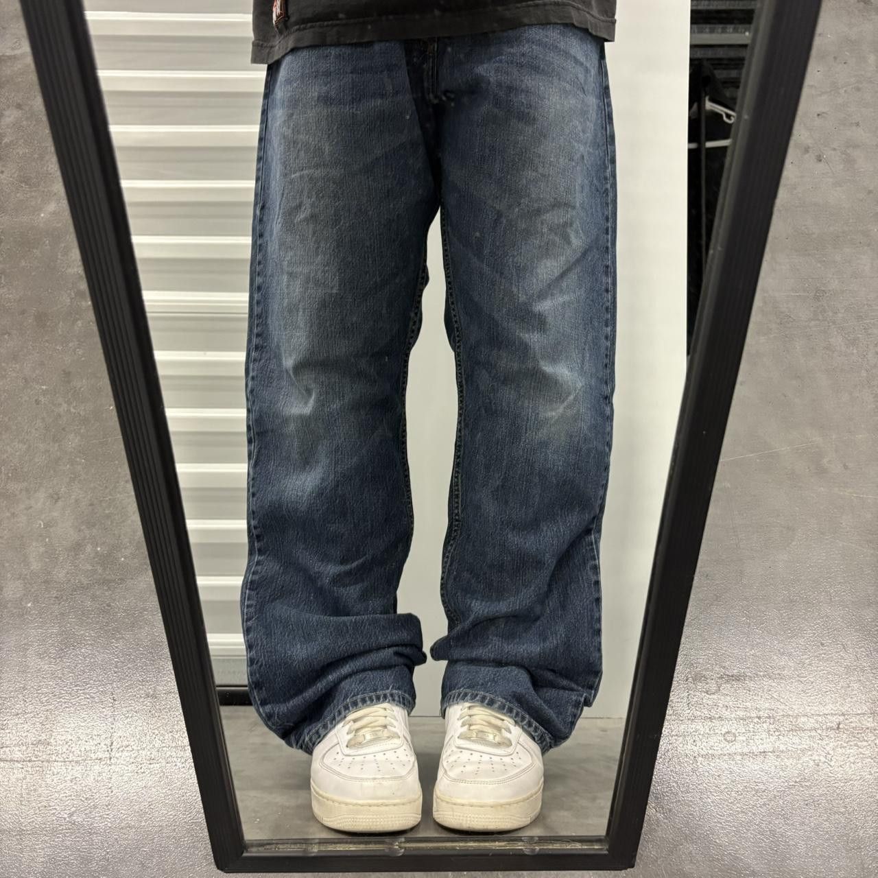 Vintage Crazy Vintage Y2K/2000s Super Baggy Streetwear Grunge Dark Wash Denim Jeans! Size US 36 / EU 52 - 1 Thumbnail