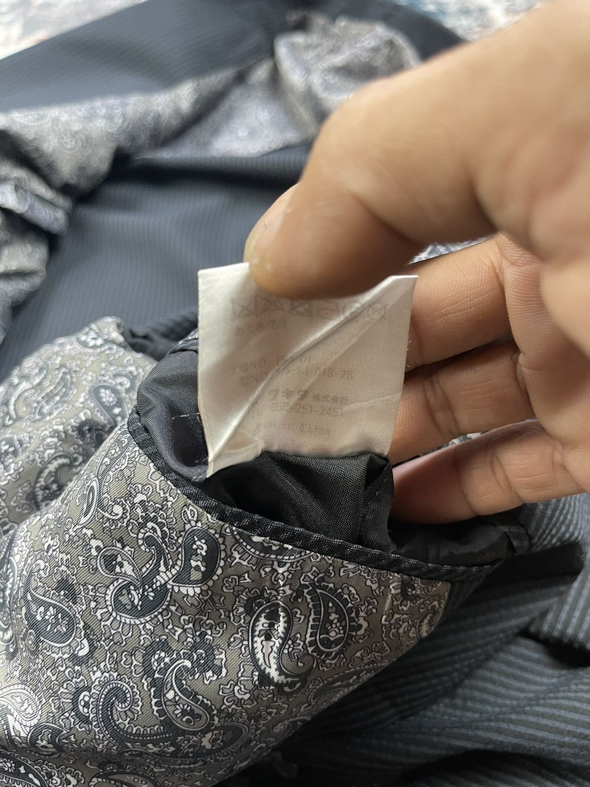 Kansai Yamamoto Kansai Yamamoto Homme Notch Lapel Paisley Lined Blazer Size US M / EU 48-50 / 2 - 11 Thumbnail