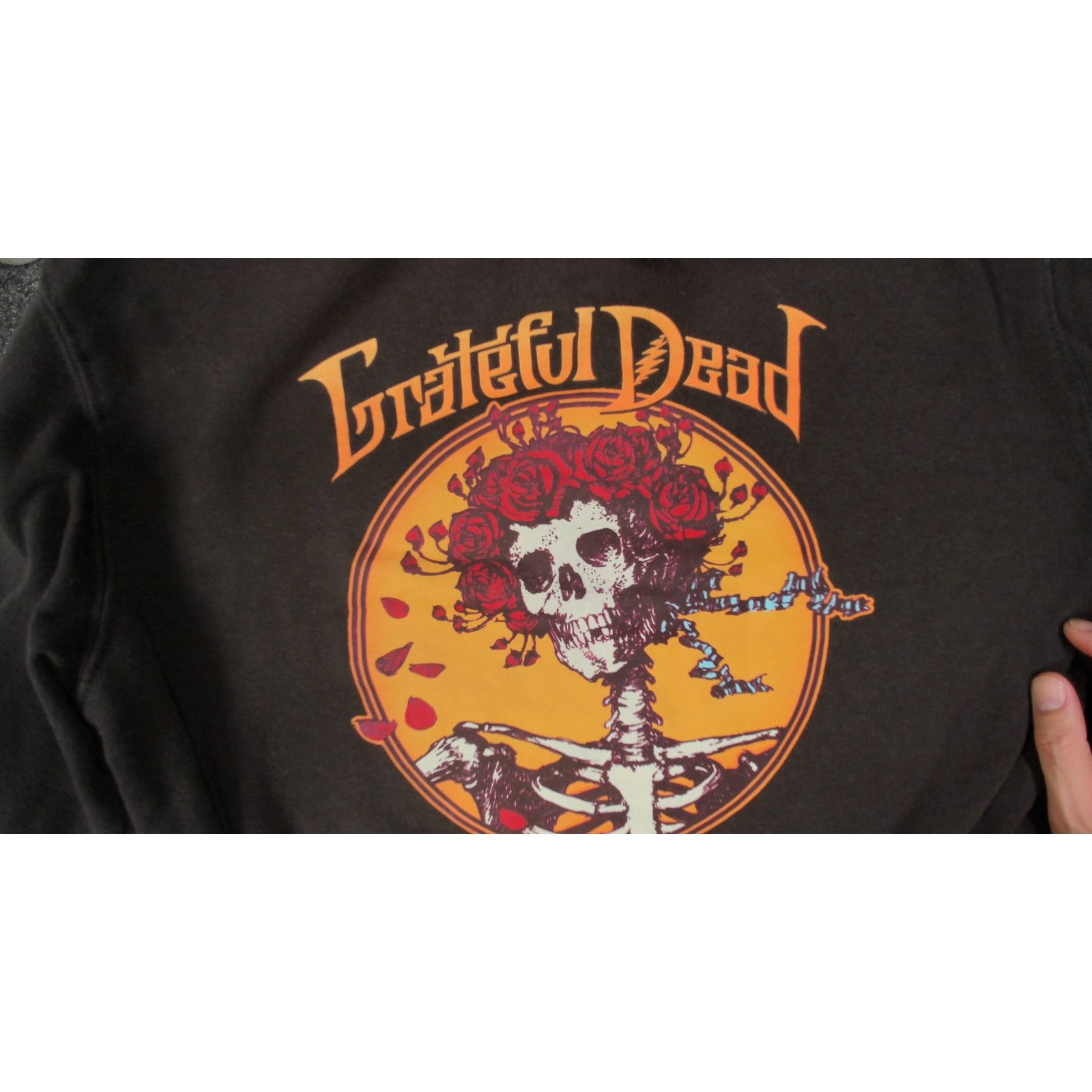Grateful Dead Grateful Dead 2021 Bertha Boxy Cropped Sweatshirt Dark Gray Size L / US 10 / IT 46 - 7 Thumbnail
