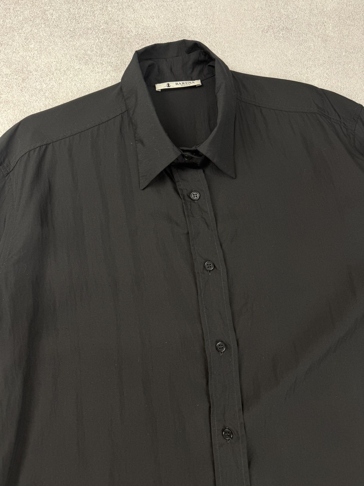 Barena Barena Venezia Black Long Shirt Size 46 Oversized Fit Size US S / EU 44-46 / 1 - 4 Thumbnail