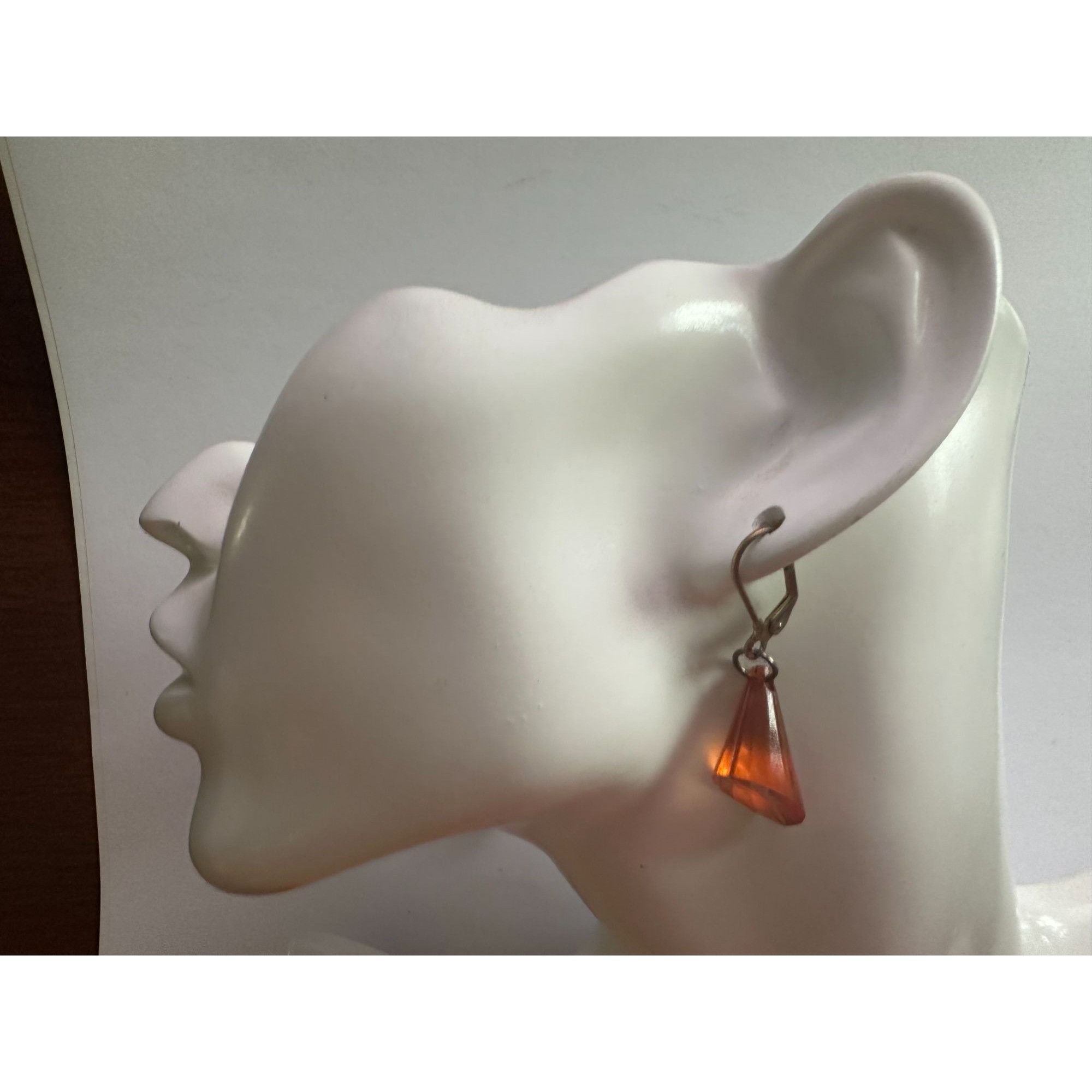 Other 5 Pairs of Women's Dangle Earrings (Gray, Red, Orange, Purpl Size ONE SIZE - 17 Thumbnail