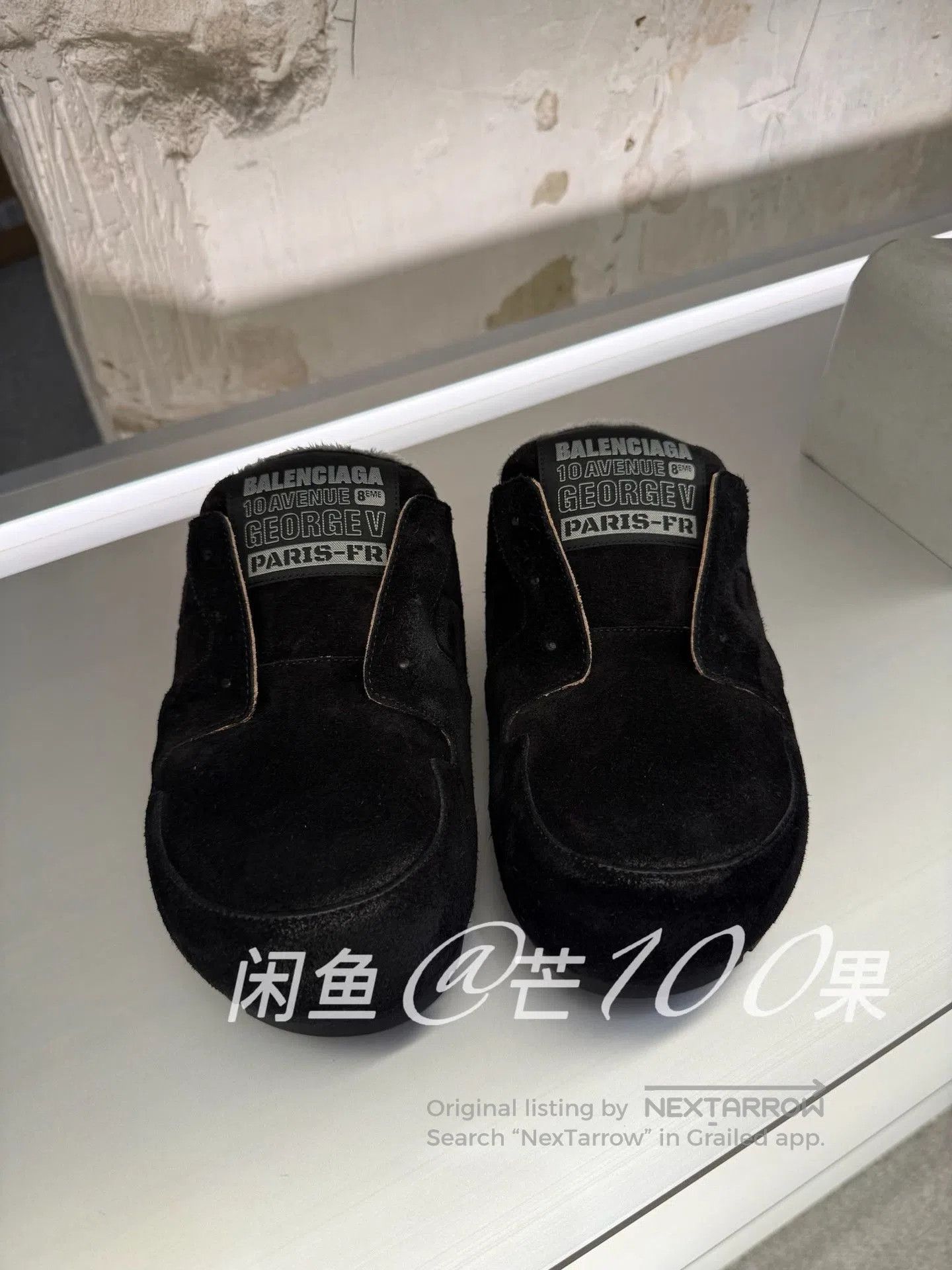Balenciaga Balenciaga 26 Black Suede Mules. Size US 10 / EU 43 - 2 Thumbnail