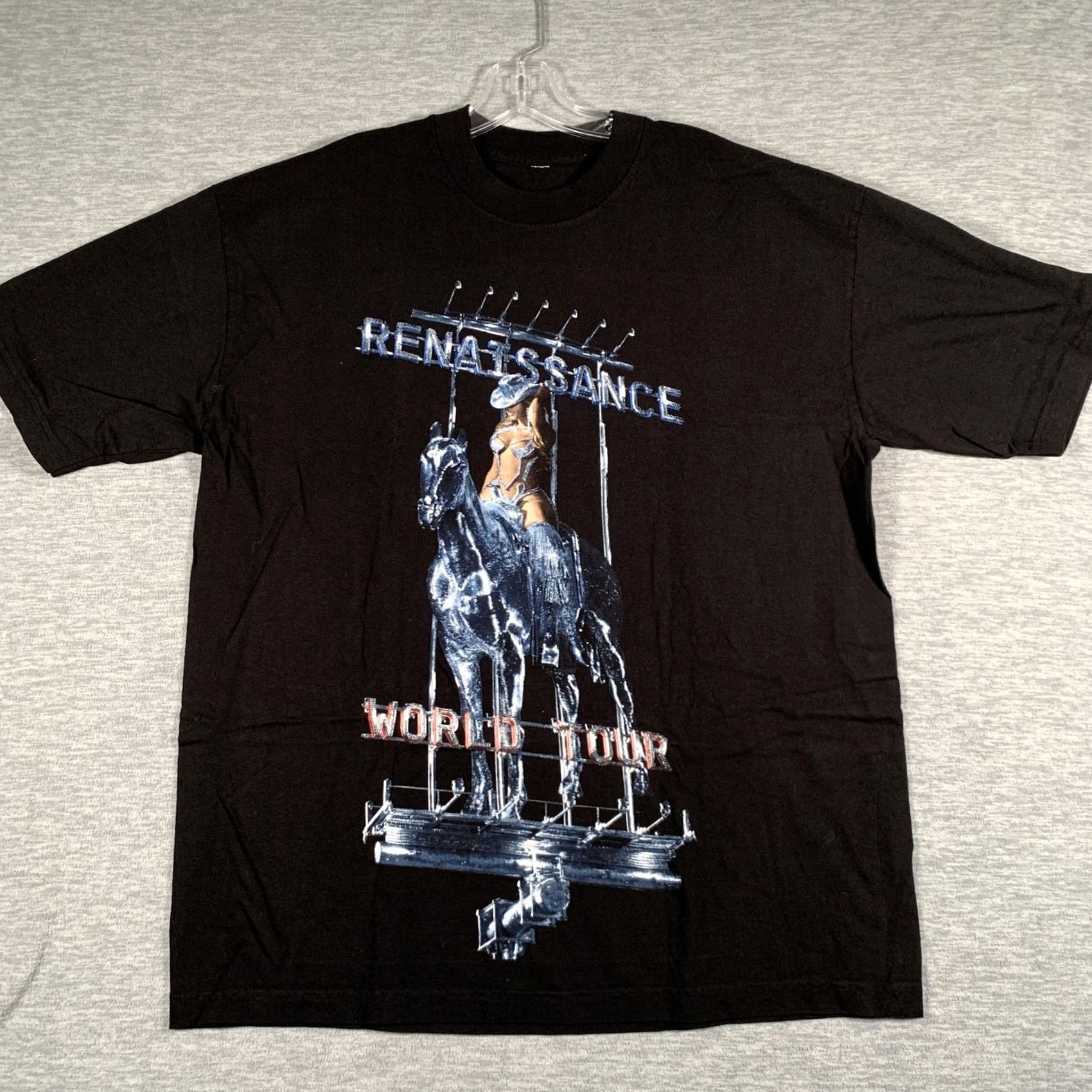 Vintage Beyoncé Renaissance World Tour Concert Graphic Shirt Mens L Black 2023 Size US L / EU 52-54 / 3 - 2 Thumbnail