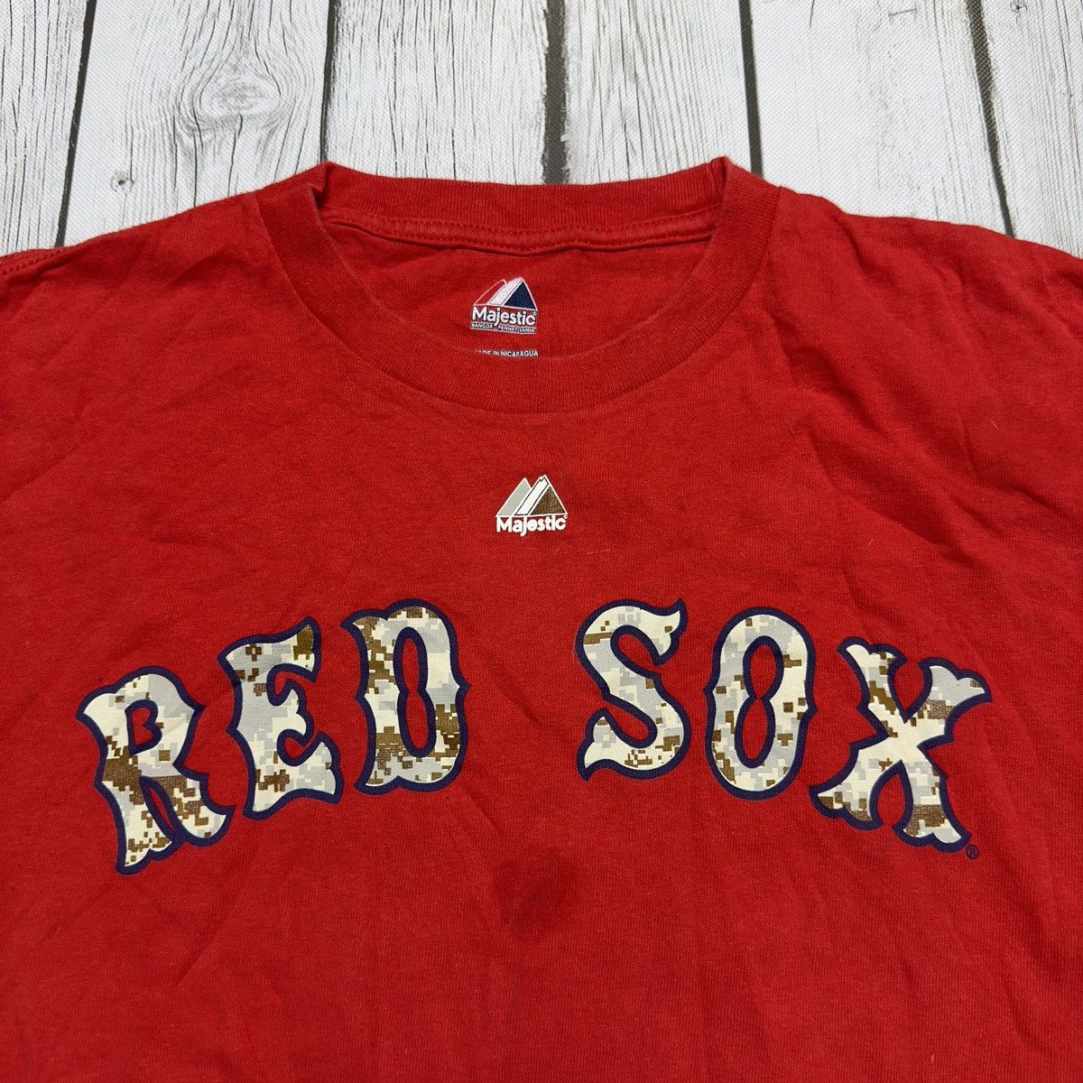 MLB × Majestic Boston Red Sox tee Size US L / EU 52-54 / 3 - 3 Thumbnail