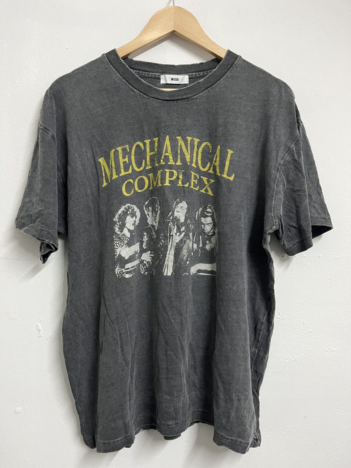 💥Wego Japanese Brand Mechanical complex band t shirts