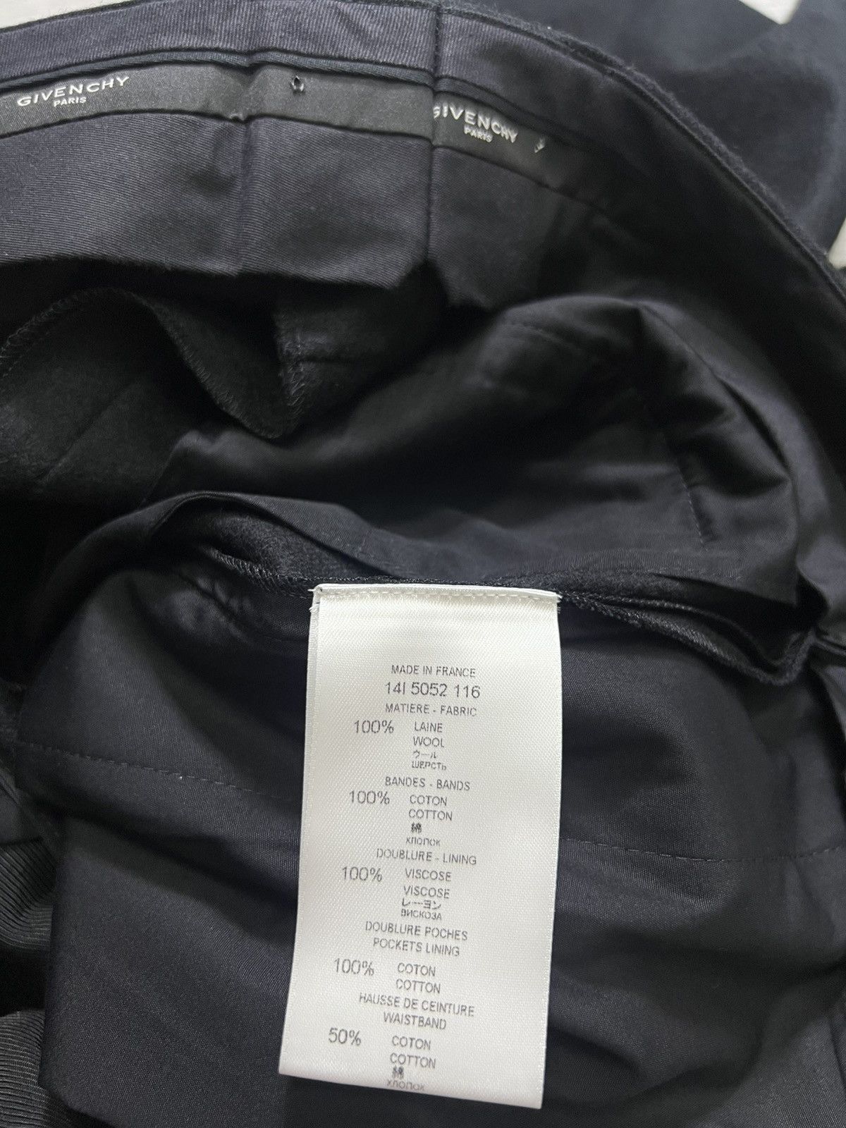 Givenchy Givenchy - Riccardo Tisci - F/W ‘14 - Wool Wide Leg Trousers Size 26" / US 2 / IT 38 - 13 Thumbnail
