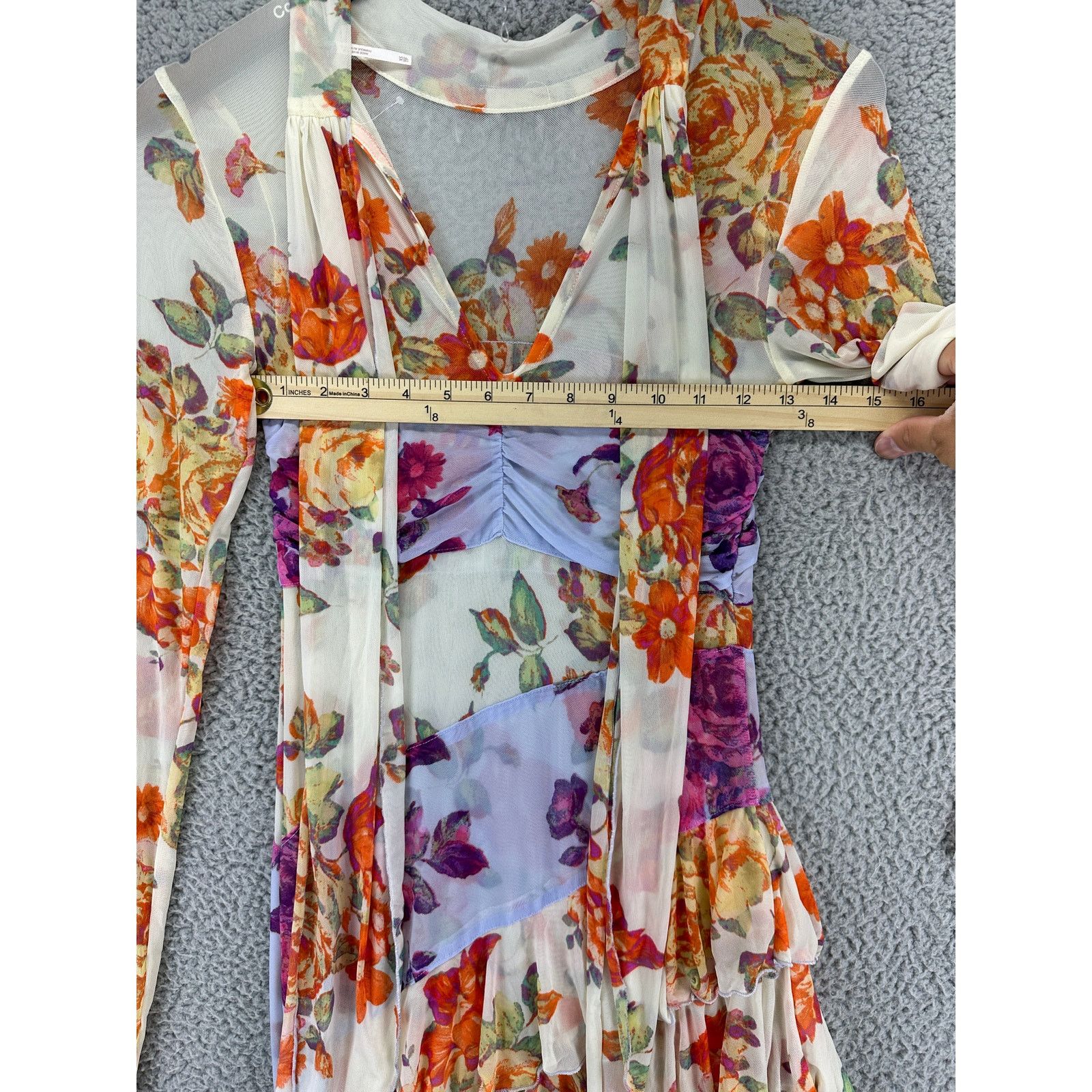 Free People Free People Main Event Periwinkle Dress Womens XS Size XS / US 0-2 / IT 36-38 - 3 Thumbnail