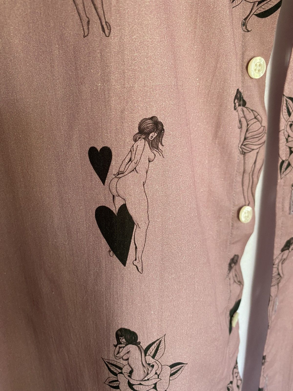 Edwin × Japanese Brand Edwin Nimes SS Shirt stussy style tits naked girls y2k Size US M / EU 48-50 / 2 - 2 Thumbnail