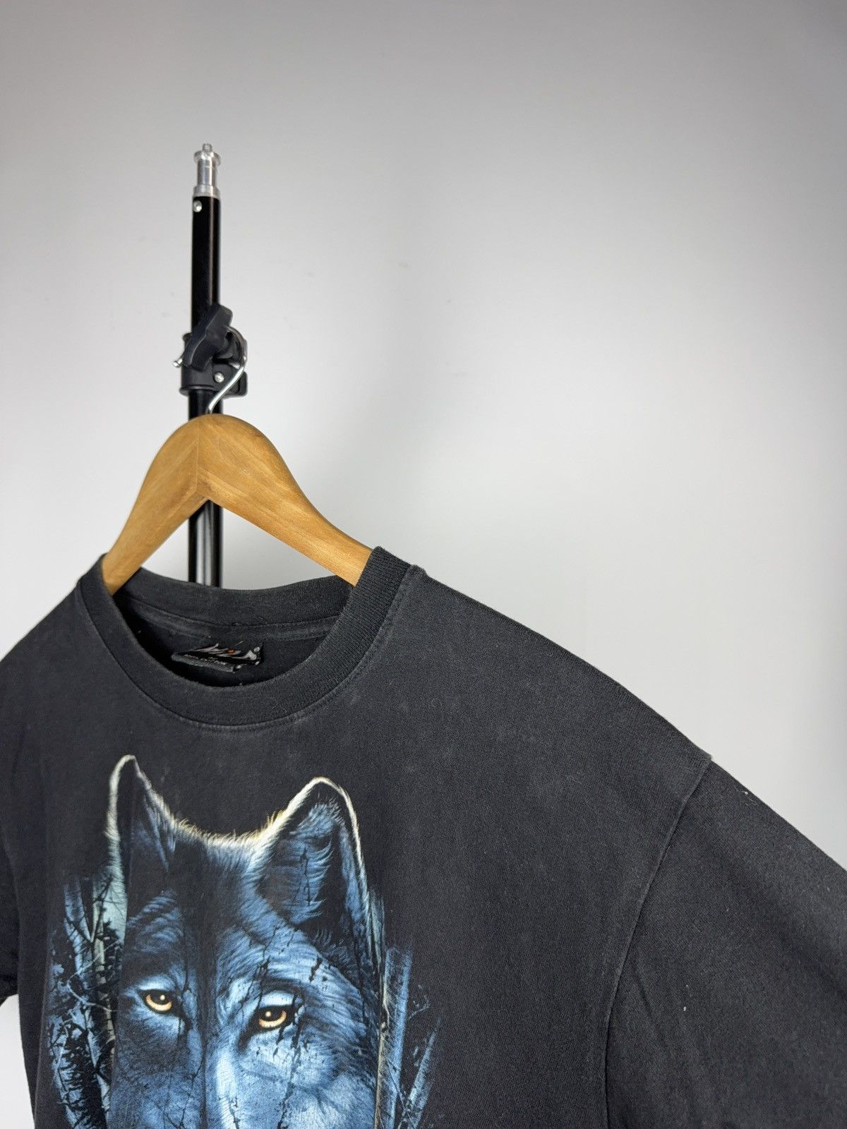 Vintage 90s Retro Vintage Wolf Graphic T-Shirt Native American Art Size US M / EU 48-50 / 2 - 7 Thumbnail