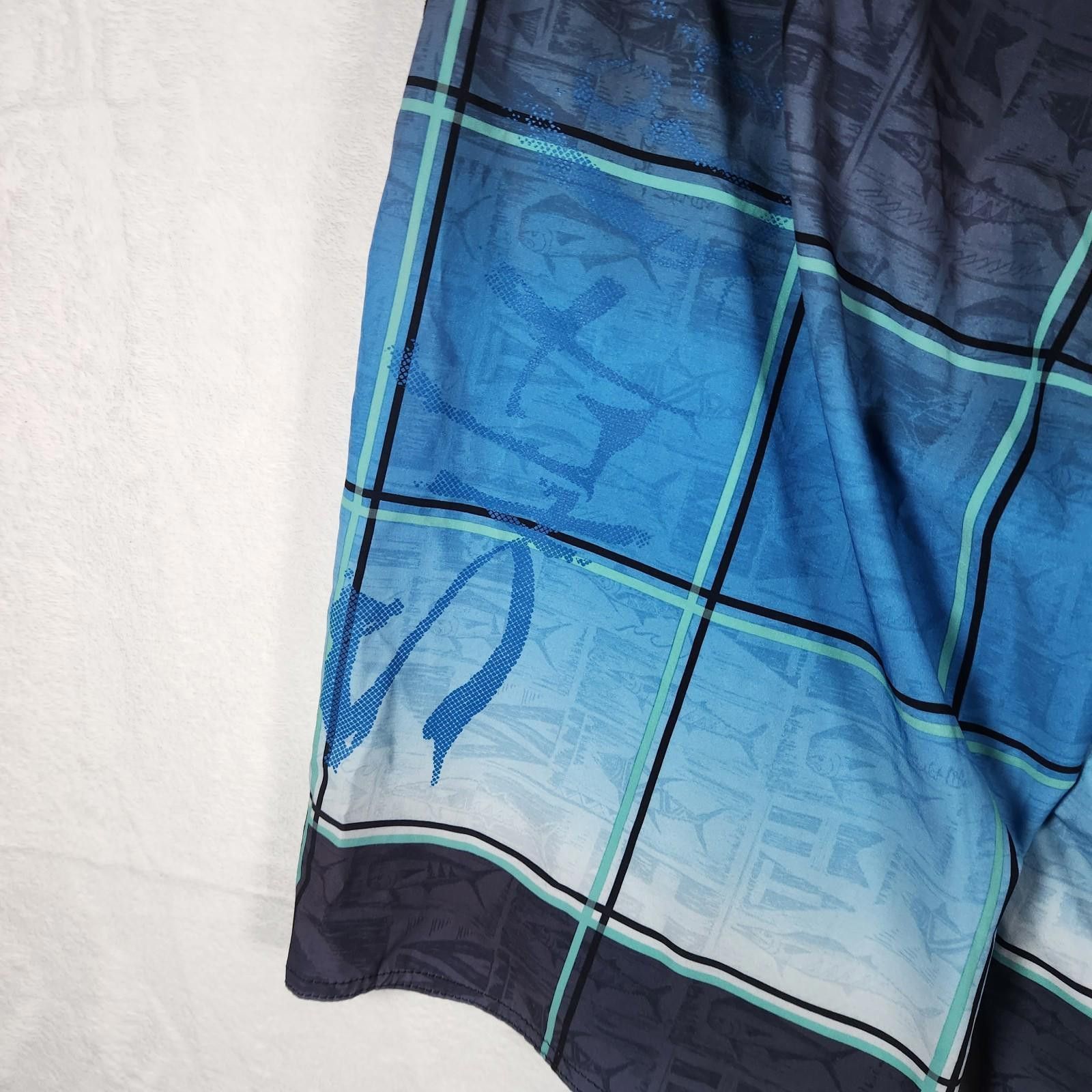 Designer Salt Life Vapor Stretch Board Shorts Blue Mens Size 34 Size US 32 / EU 48 - 6 Thumbnail