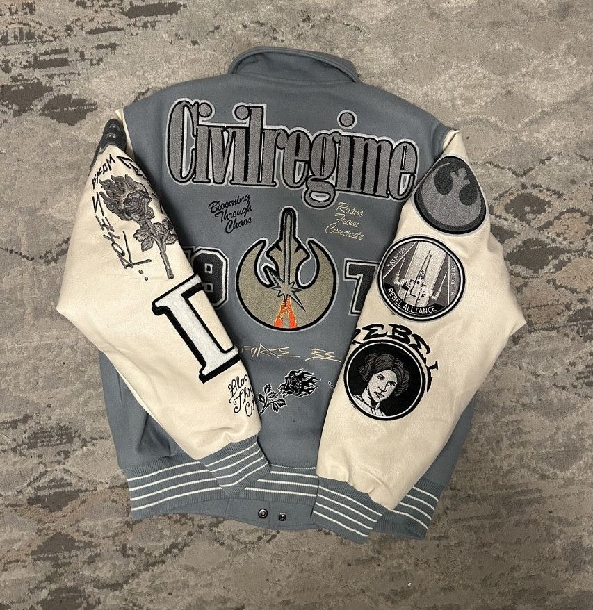 Civil Regime Civil Regime Rebellion Collared Letterman Jacket Size US M / EU 48-50 / 2 - 3 Thumbnail