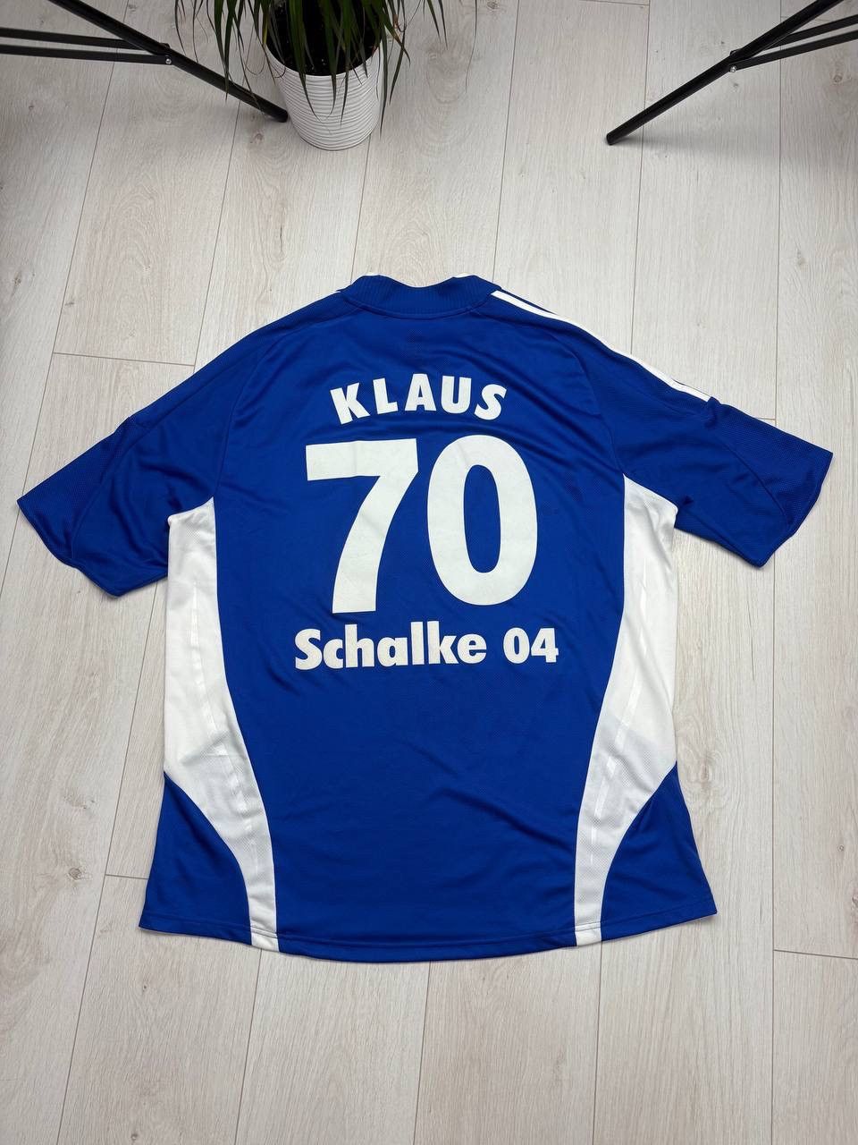 Adidas Adidas Shalke 2008-10 Home Vintage #70 KLAUS Soccer Jersey Size US XXL / EU 58 / 5 - 8 Thumbnail