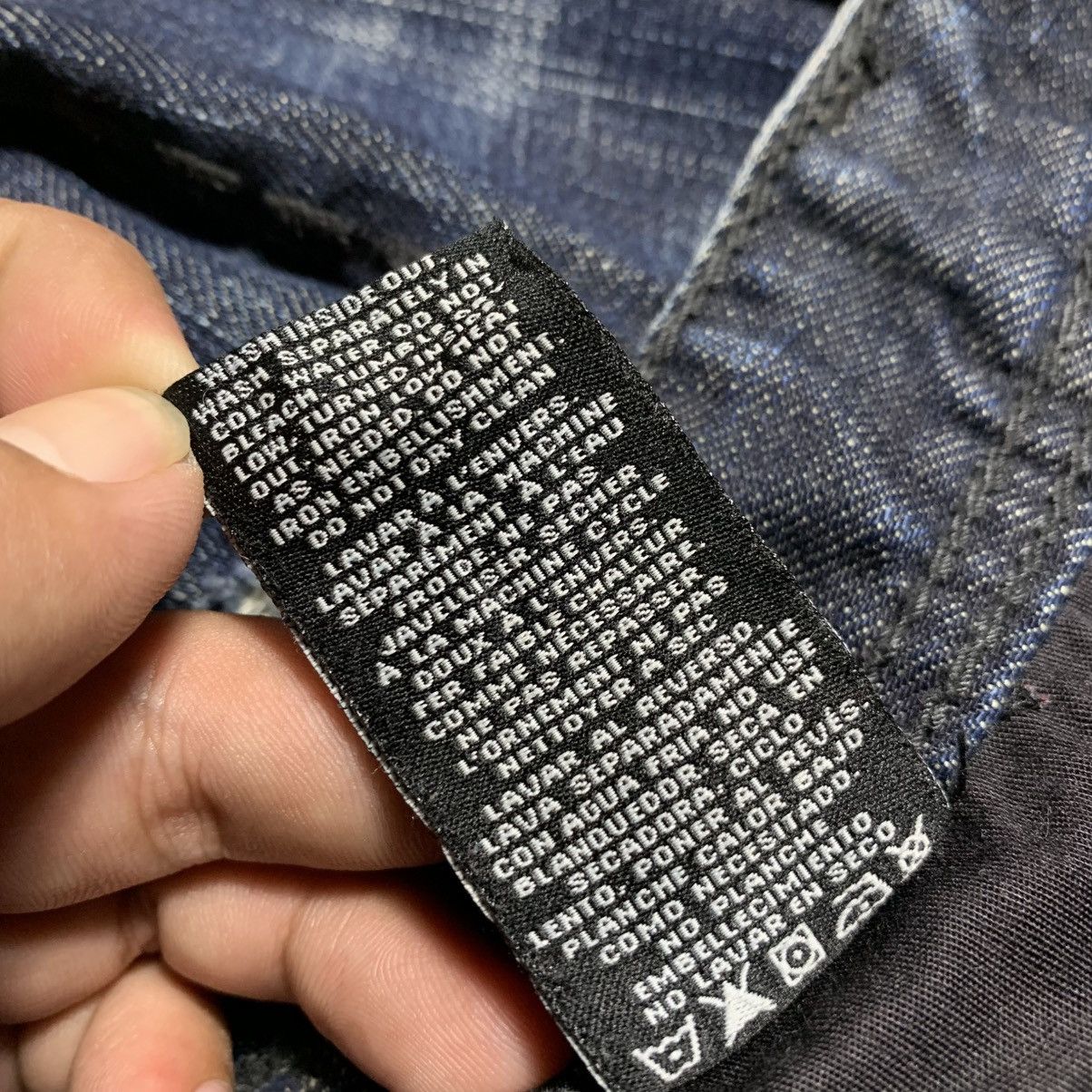 Affliction Rare Y2k Affliction Cross Studded Distressed Faded Jeans Size US 38 / EU 54 - 16 Thumbnail