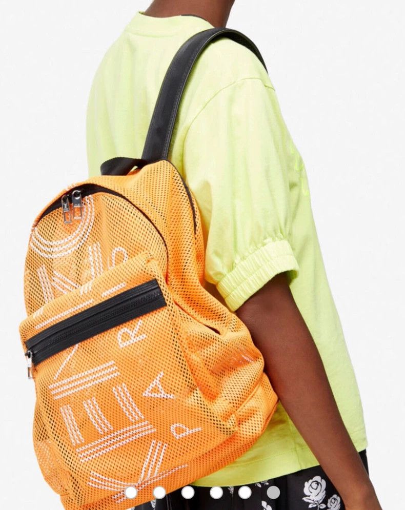 Kenzo KENZO size os Orange Hollow-out Letter Logo Backpack, 28cm Size ONE SIZE - 2 Thumbnail