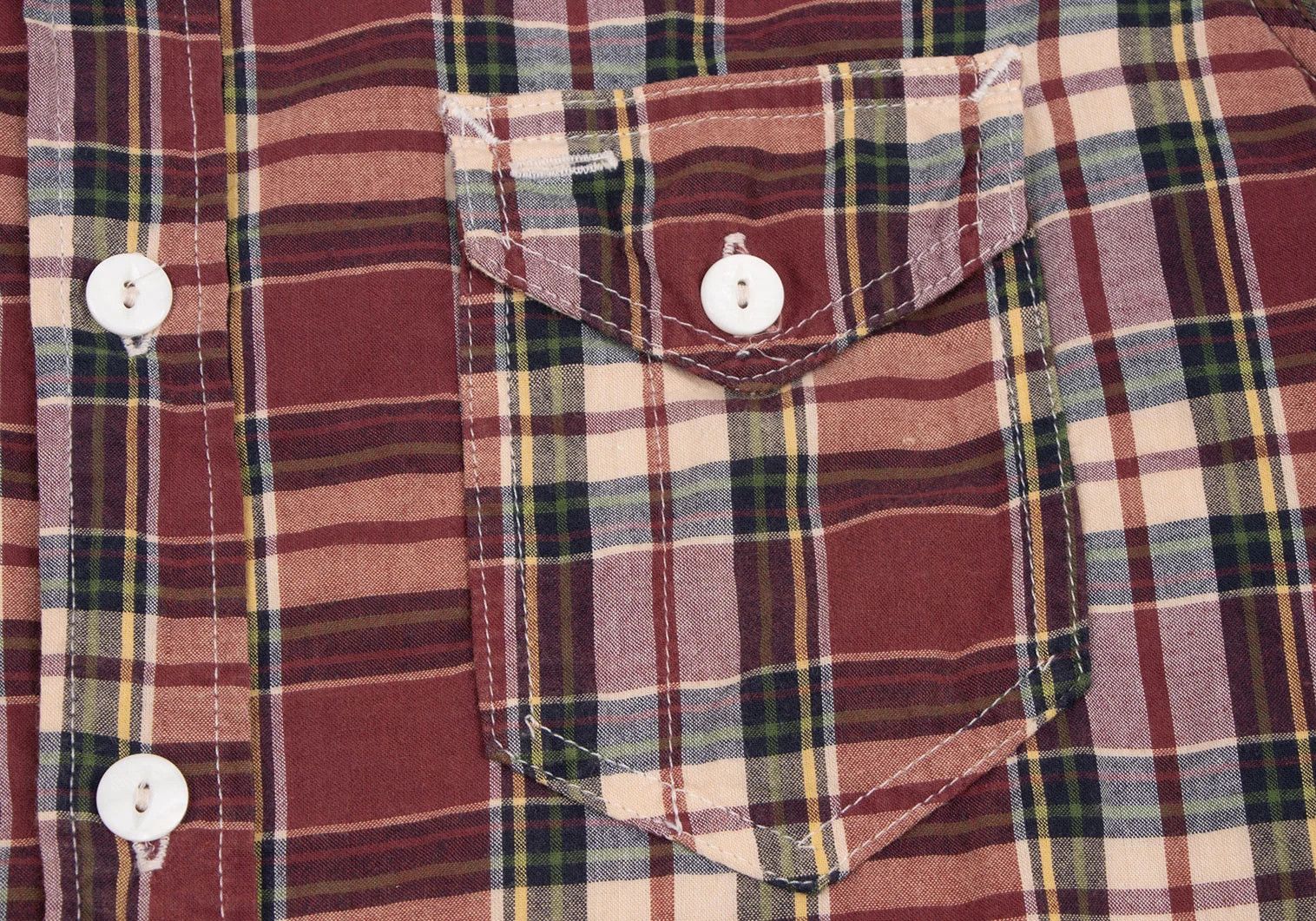 Red Check Short Sleeve Shirt Size S in Good Condition