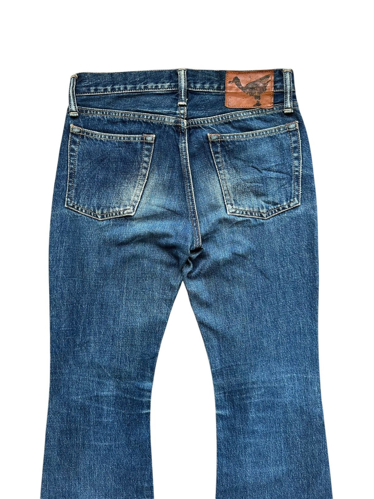Kapital Early 00's Kapital flared raw denim jeans Size US 28 / EU 44 - 6 Thumbnail