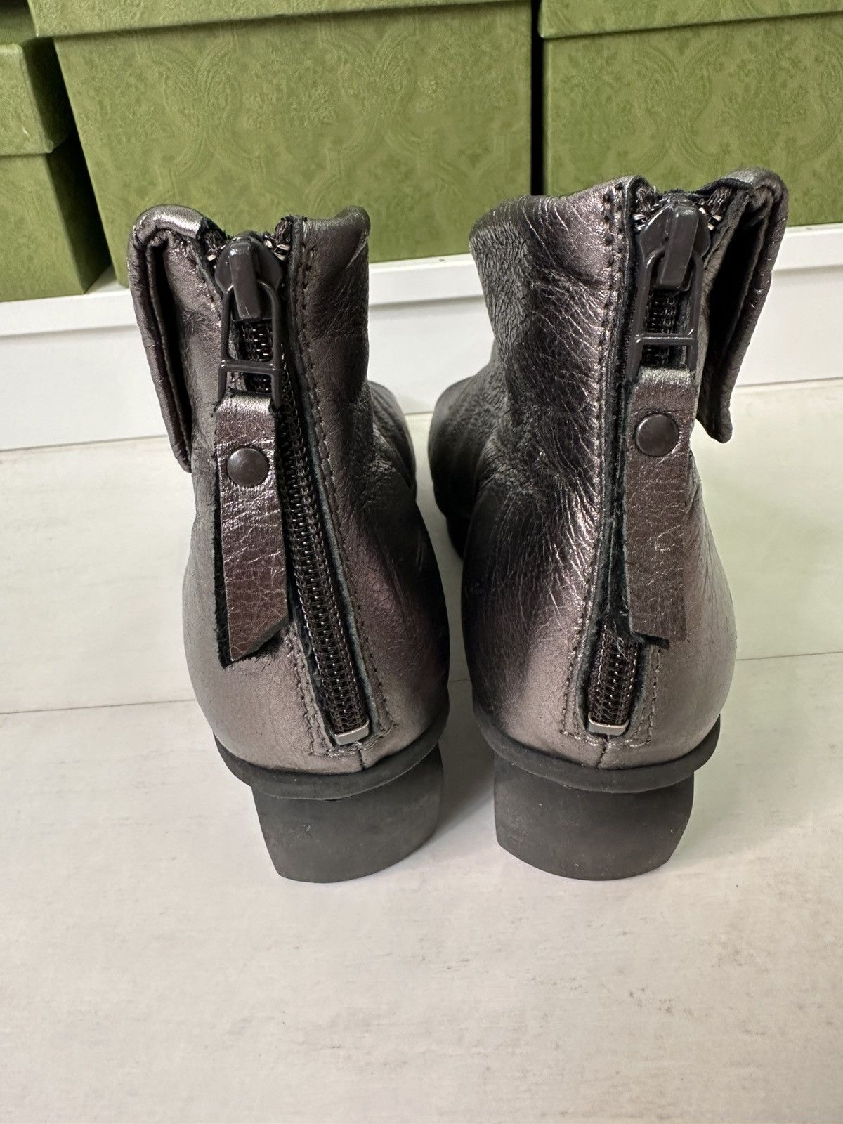 Trippen Trippen leather silver sandals Size US 8 / IT 38 - 7 Thumbnail