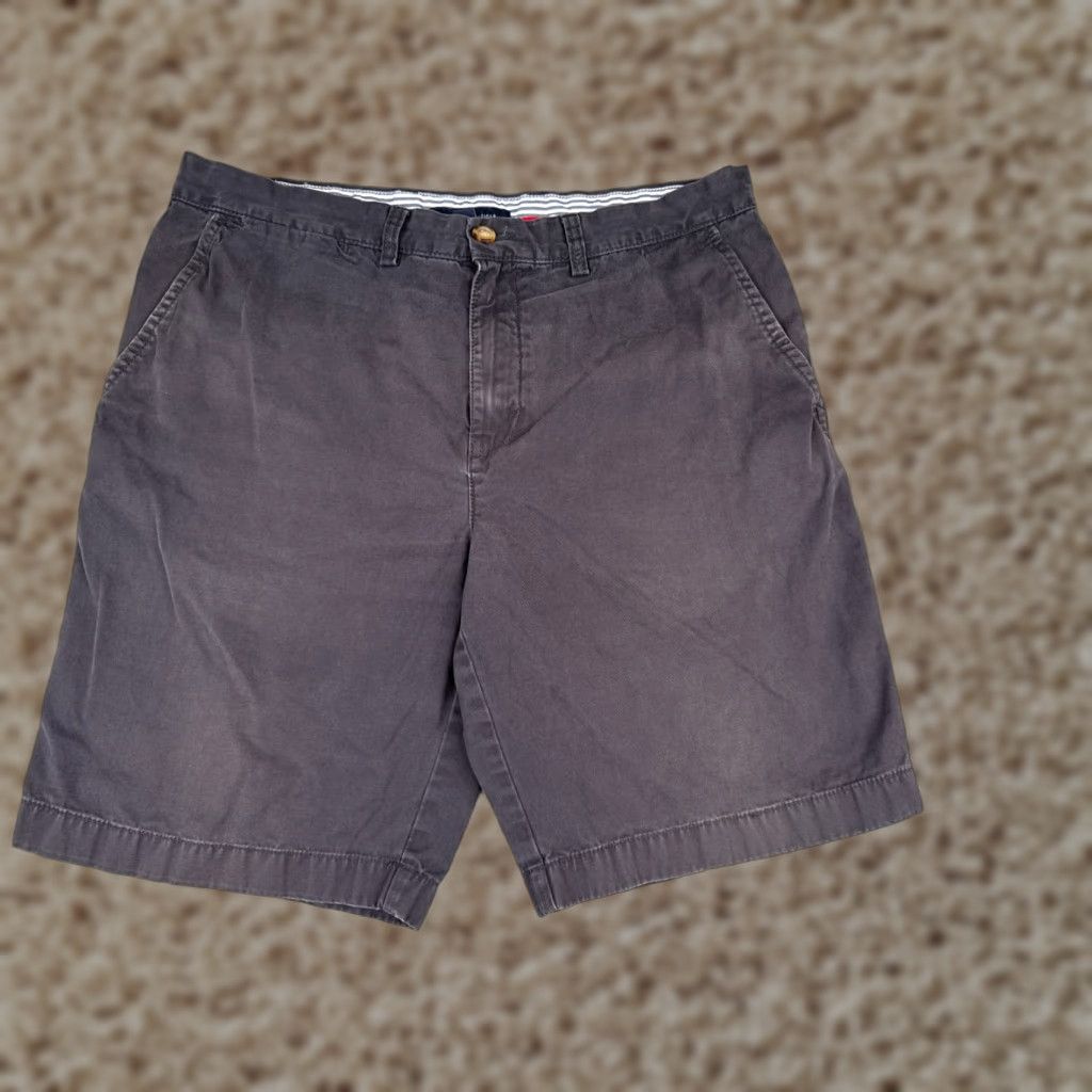 Tommy Hilfiger Tommy Hilfiger Chino Shorts Men 36 Blue Cotton Twill Casual Outdoor 10 in Inseam Size US 36 / EU 52 - 1 Thumbnail