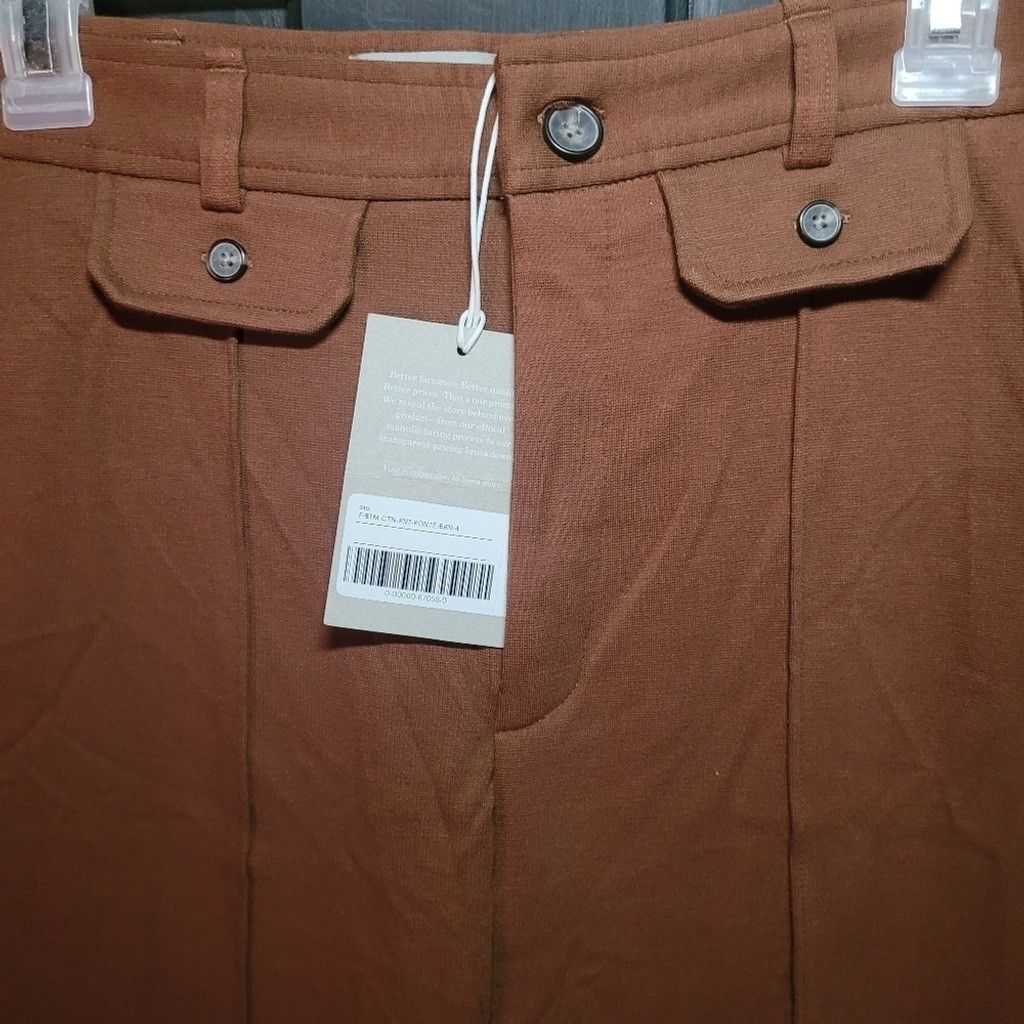 Everlane Everlane pants, rust colored, no pockets, NWT, Size 4 Size 27" / US 4 / IT 40 - 2 Thumbnail