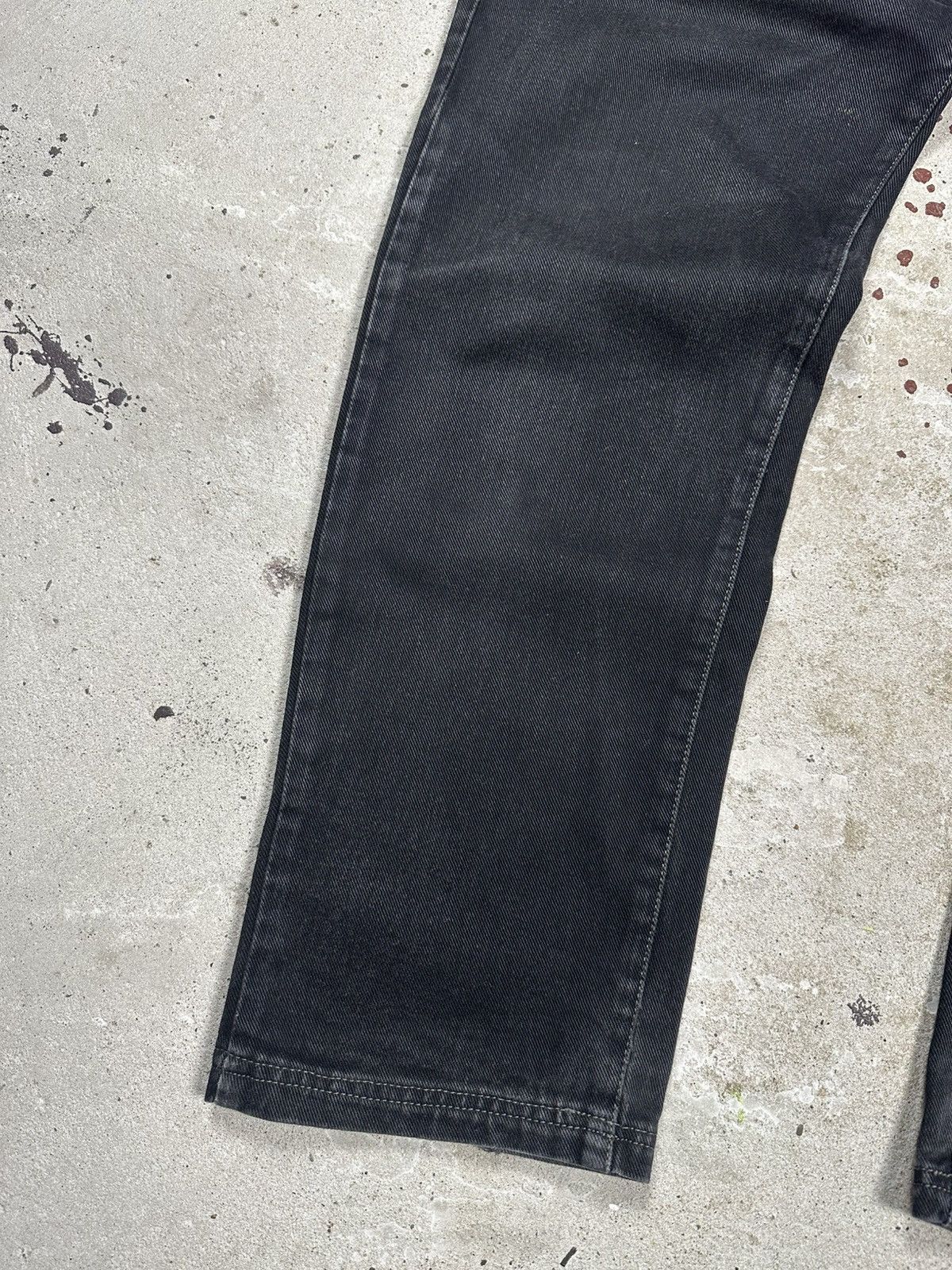 Diesel Vintage 90s Diesel Paddle Black Baggy Denim Jeans Jacket Size US 30 / EU 46 - 4 Thumbnail
