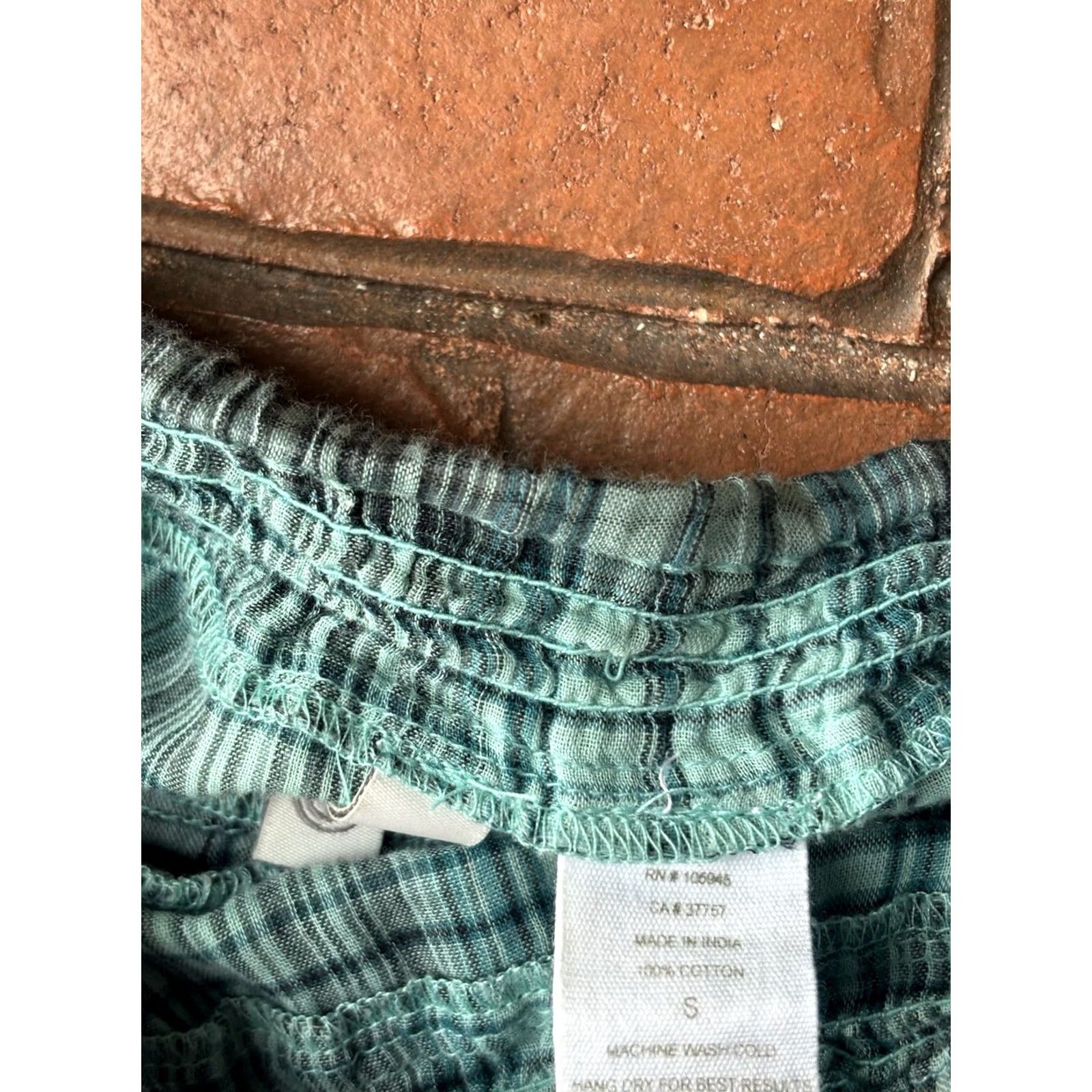 Vintage VINTAGE Elements Skirt Women Short Blue Plaid Ruffle Low Rise Grunge Skater XS/S Patterned Size 28" / US 6 / IT 42 - 2 Thumbnail