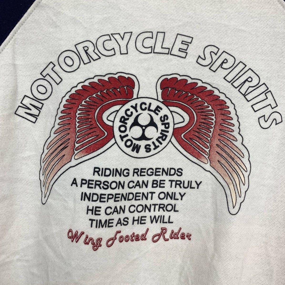Japanese Brand Motorcycle Spirit GREEN RUM Sweatshirt #2547/R Size US M / EU 48-50 / 2 - 2 Thumbnail