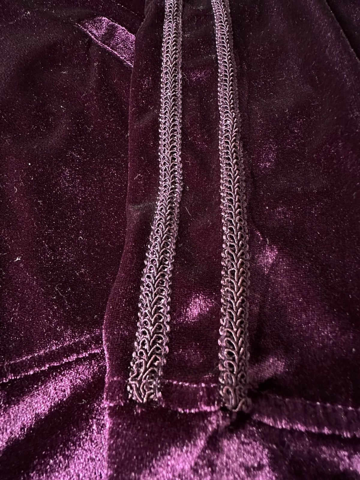 Other 2000s SCENE Velour velvet zipper sweater Size US S / EU 44-46 / 1 - 10 Thumbnail