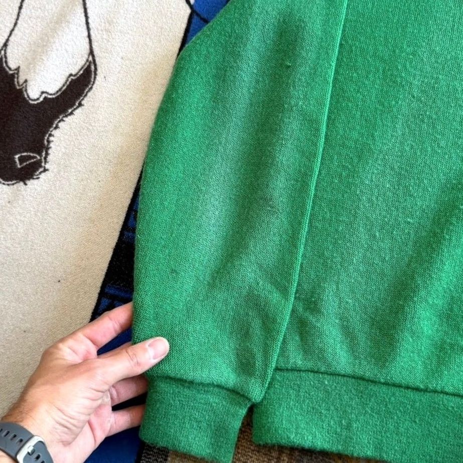 Vintage VINTAGE Sportswear Cardigan Sweater Adult L Green 80s Grunge Mens Size US L / EU 52-54 / 3 - 5 Thumbnail