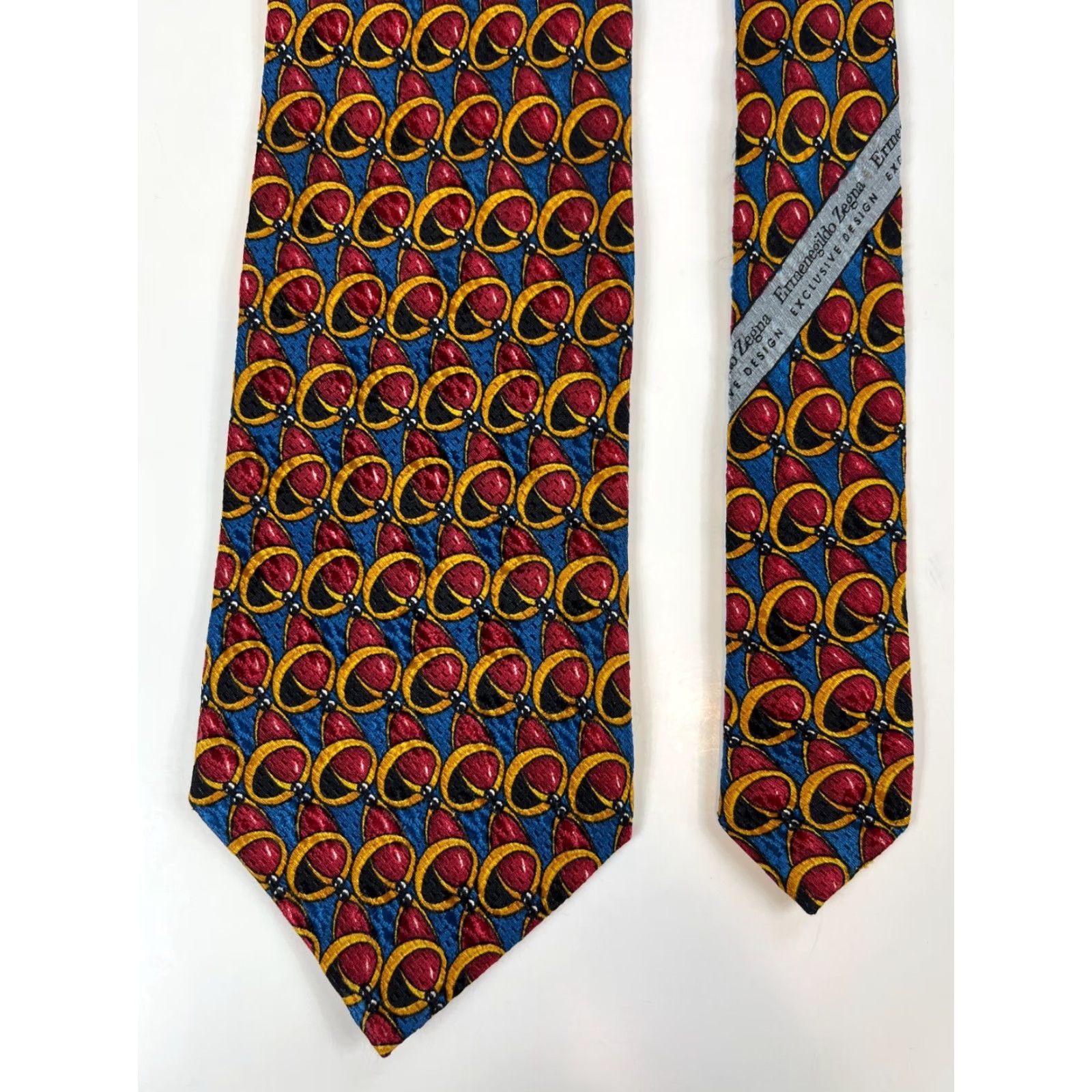 Ermenegildo Zegna VINTAGE Ermenegildo Zegna Men’s Tie Size ONE SIZE - 6 Thumbnail