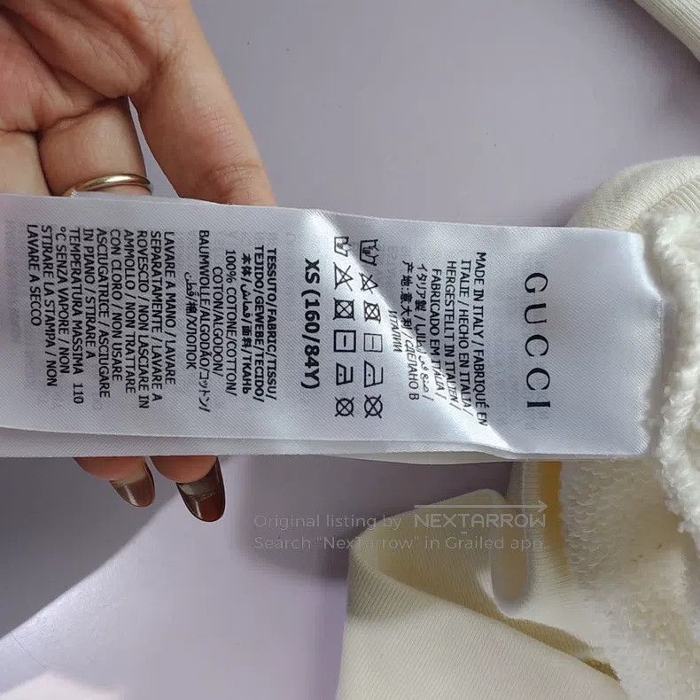 Gucci Gucci White sweatshirt Size US XS / EU 42 / 0 - 5 Thumbnail