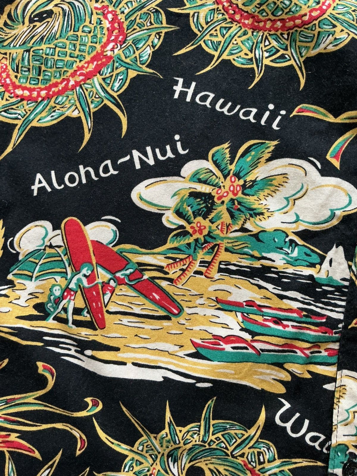 Huf Huf Worldwide Aloha Nui Hawaii Hawaiian Button S/S Shirt Size US M / EU 48-50 / 2 - 5 Thumbnail