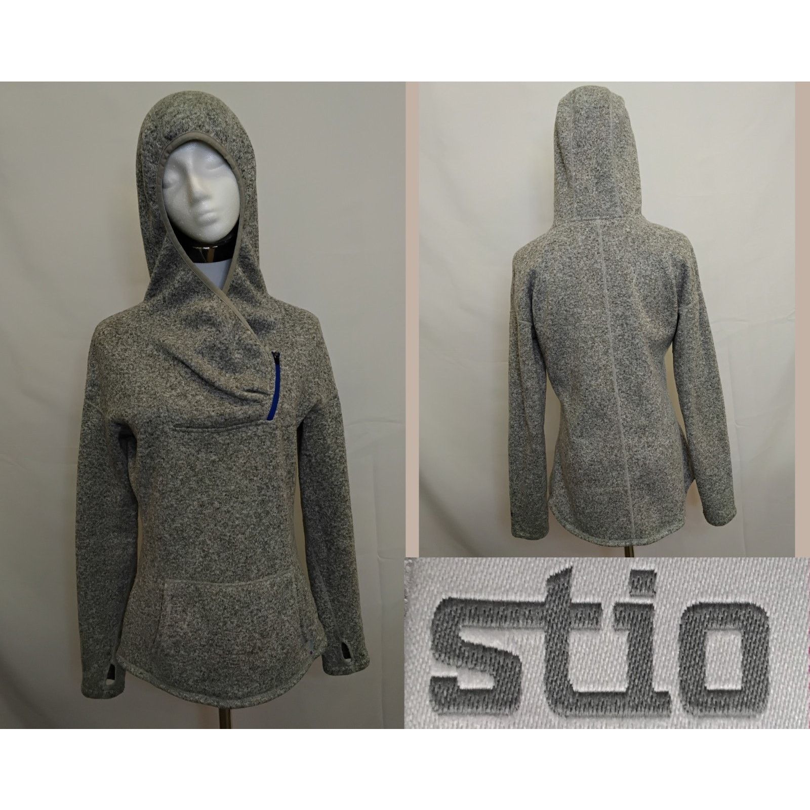 Stio Stio Sweetwater Fleece Women's M Gray Heathered Pullover Size M / US 6-8 / IT 42-44 - 1 Thumbnail