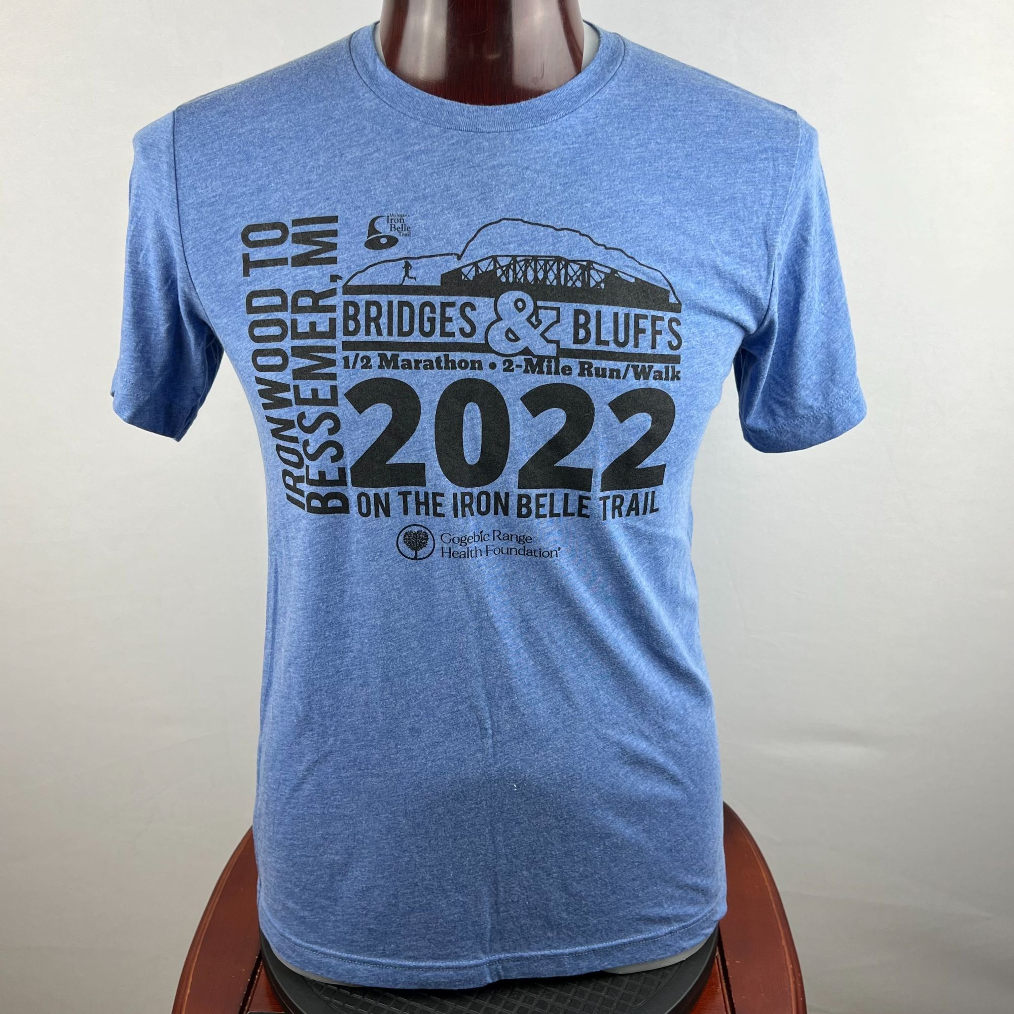 Canvas Ironwood to Bessemer MI Bridges & Bluffs 2022 Run/Walk Gogeb