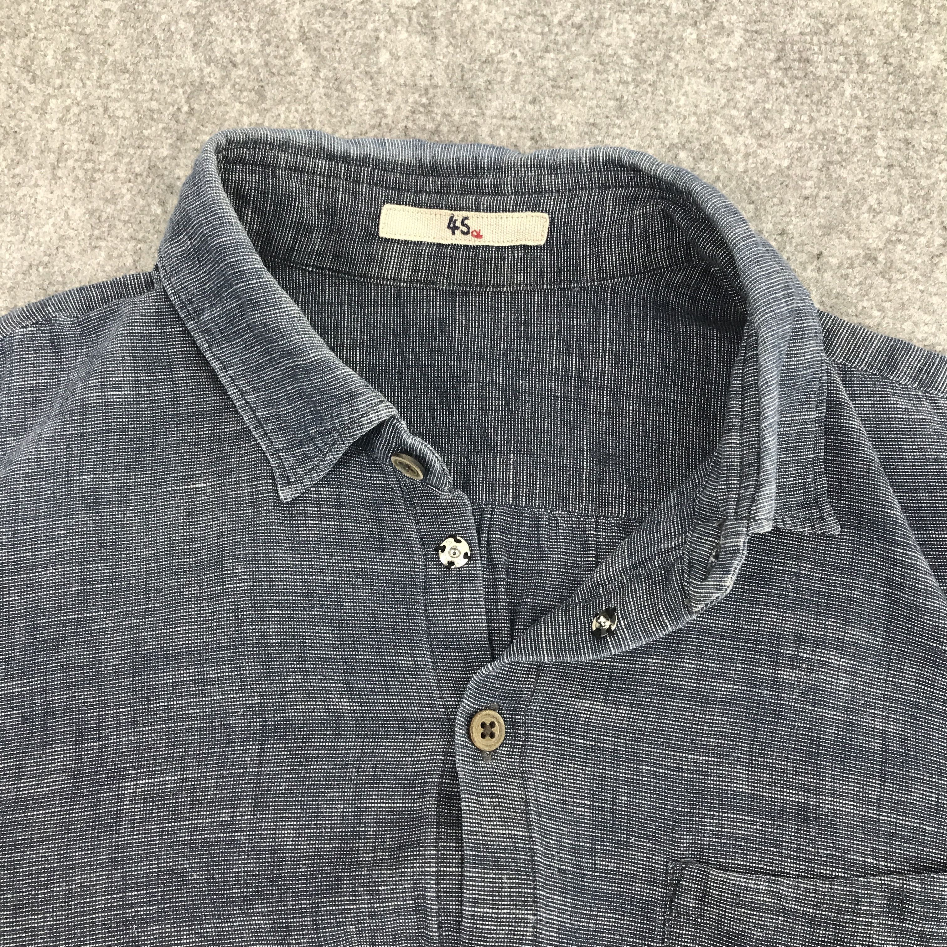 45rpm × Japanese Brand Rare 45rpm Japan Button Up Shirt Size US S / EU 44-46 / 1 - 8 Thumbnail