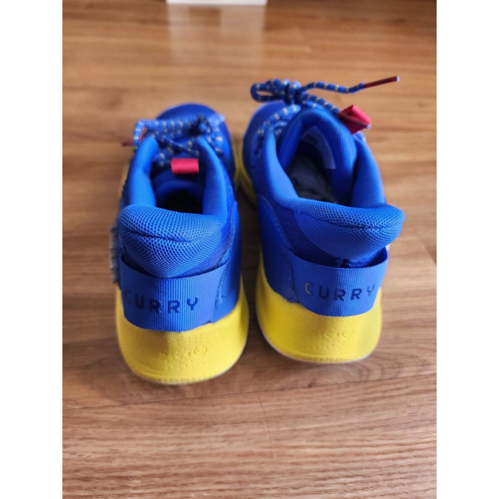 Under Armour Under Armour Curry 3Z7 Basketball10 Warriors Blue Yellow Size US 10 / EU 43 - 6 Thumbnail