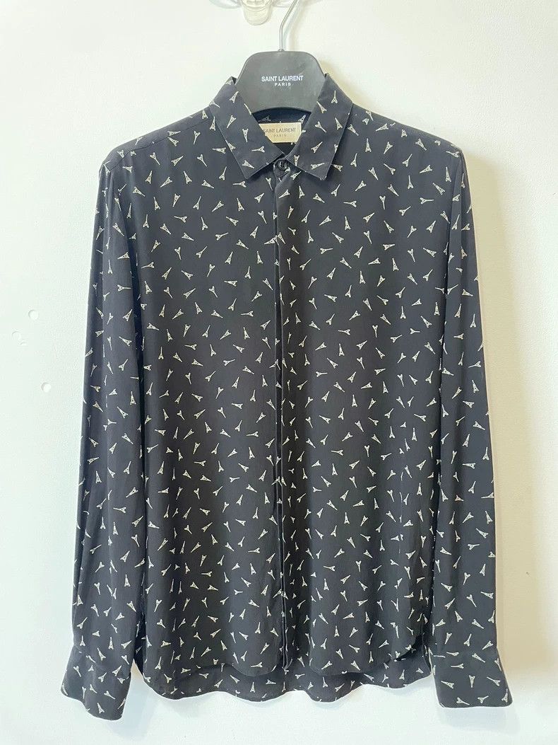 Saint Laurent Paris Saint laurent paris size 38 shirt 2506-Nextarrow Size US M / EU 48-50 / 2 - 1 Thumbnail