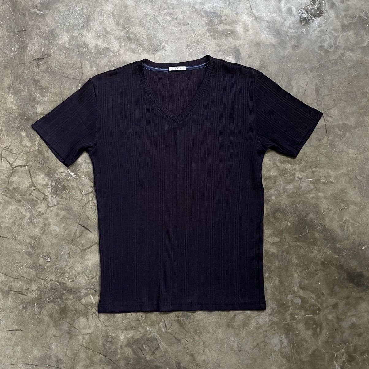 If Six Was Nine 2000s Hideaways If Six Was Nine Style Ribbed V Neck T-shirt Size US M / EU 48-50 / 2 - 1 Thumbnail