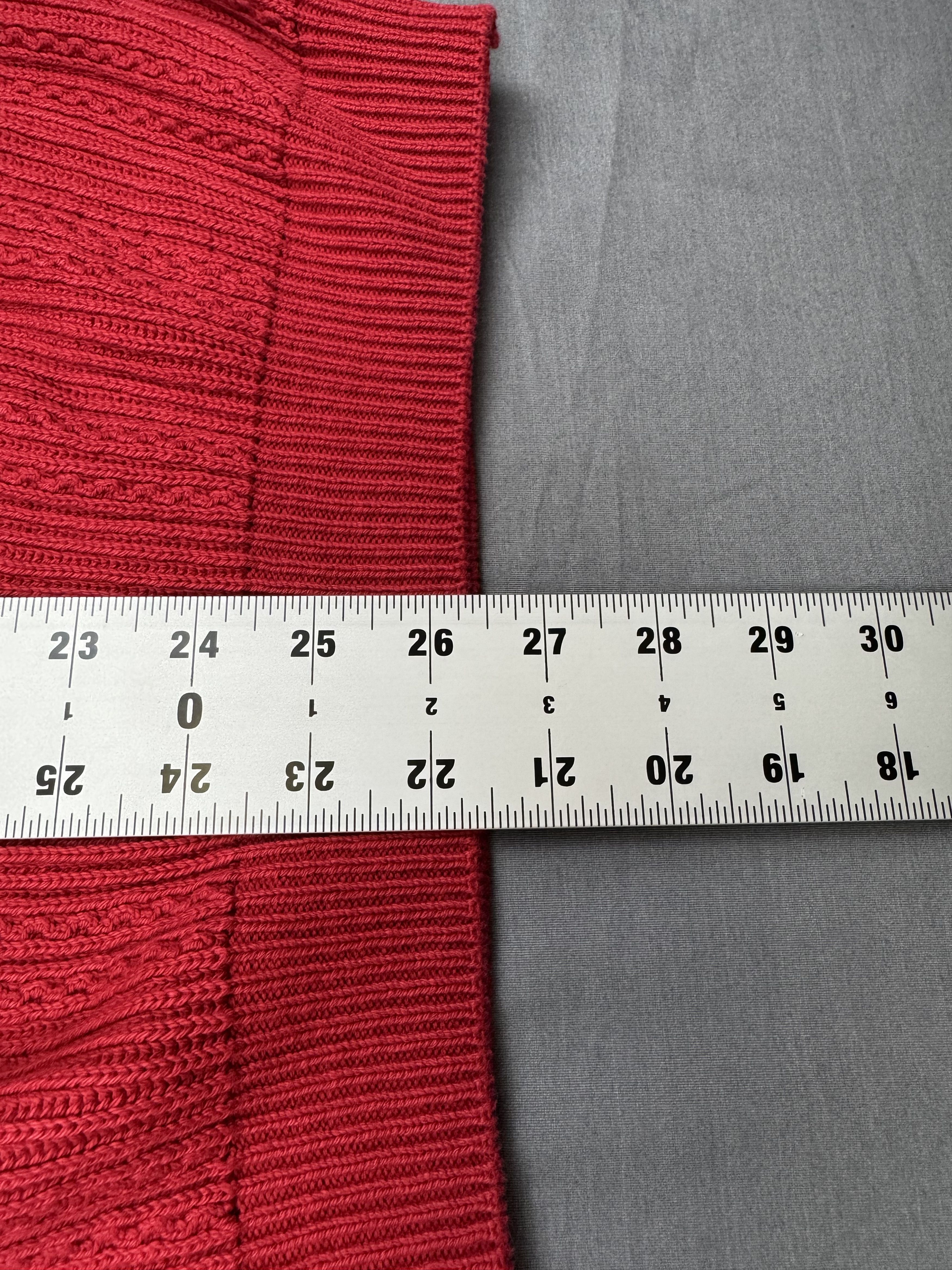 Haggar Vintage Hagger Sweater Heavyweight Knit Ribbed Red Grandpa Size US L / EU 52-54 / 3 - 5 Thumbnail