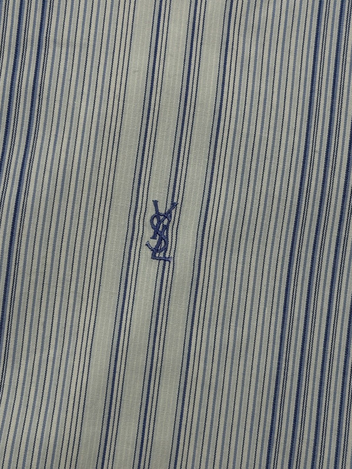 Yves Saint Laurent Lux YSL Shirt Cotton Yves Saint Laurent Summer Shirtsleeve Size US L / EU 52-54 / 3 - 10 Thumbnail