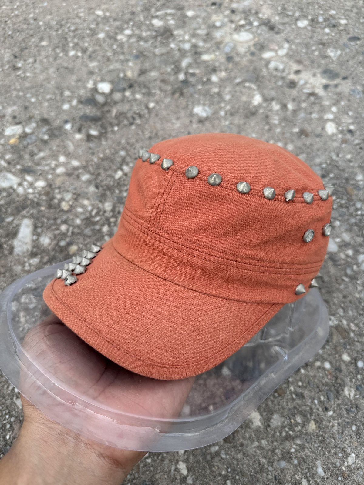 Japanese Brand Crazy Studded Comando Hat Punk Y2K Lgb Size ONE SIZE - 2 Thumbnail