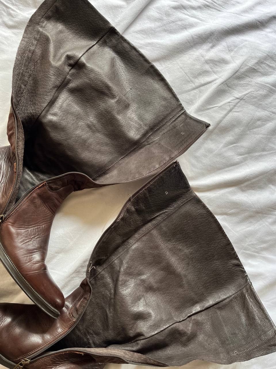 Georges Marciano × Guess Guess by Marciano vintage brown leather knee height boots Size US 9 / IT 39 - 8 Thumbnail