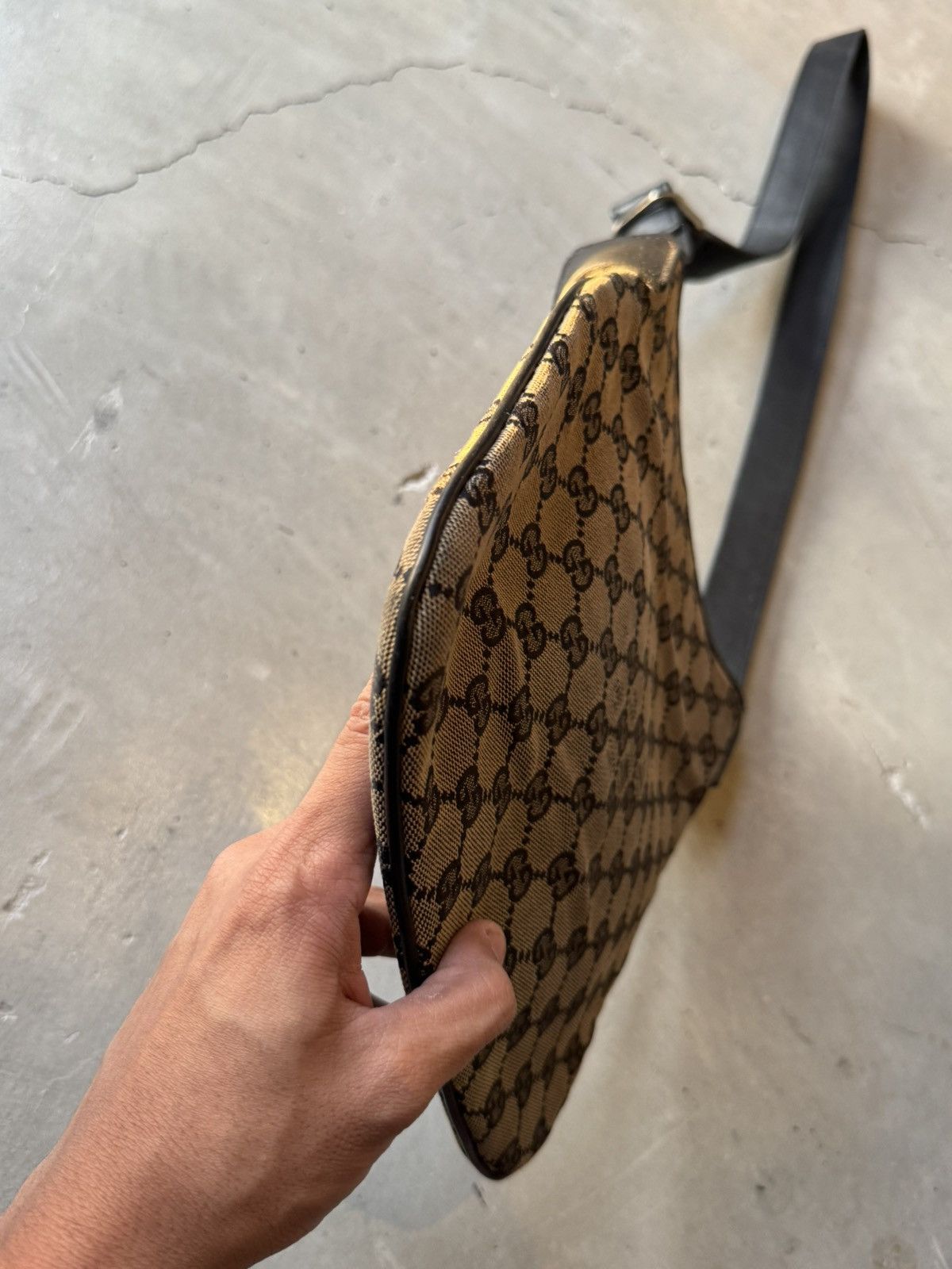 Gucci GUCCI GG Canvas Shoulder Bag Beige Size ONE SIZE - 5 Thumbnail