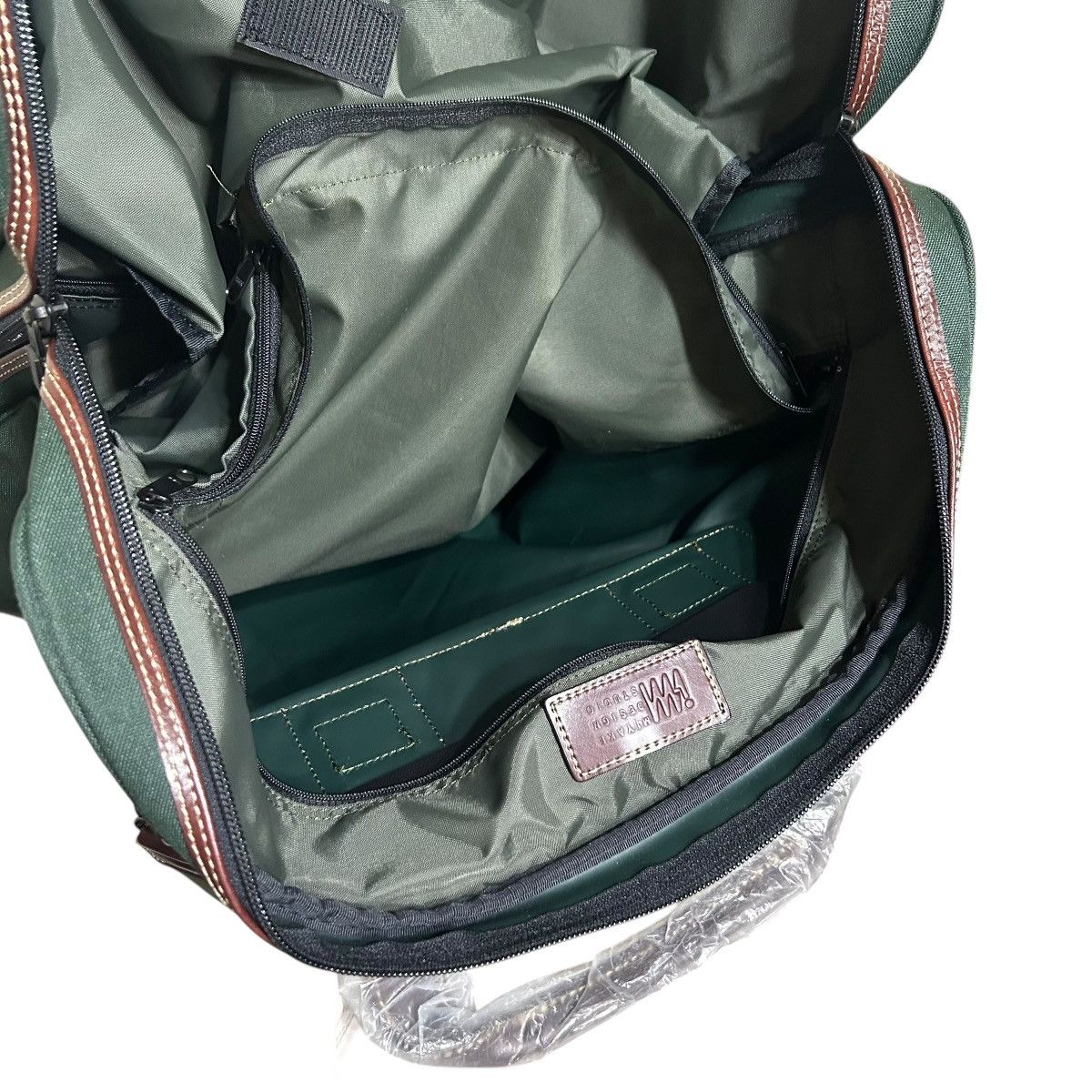 Issey Miyake 754 80s ISSEY MIYAKE IM PRODUCT vintage bag shoulder green Size ONE SIZE - 5 Thumbnail