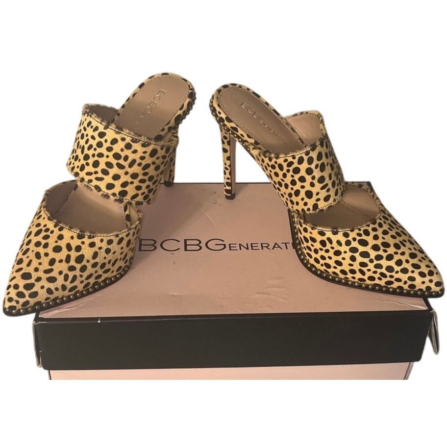 Other BCBGeneration Heel Harlina Mule Pump Cow Fur Size: 7.5 Size US 7.5 / IT 37.5 - 1 Thumbnail