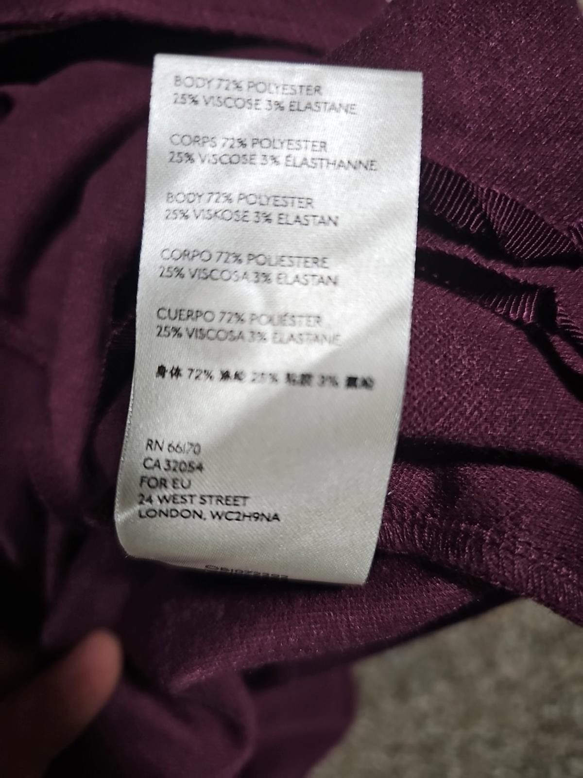 Other anthropologie Purple 1 Piece Belted Small Pantsuit Size 28" / US 6 / IT 42 - 10 Thumbnail