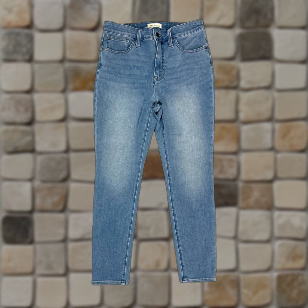 Everlane Everlane Jeans Women 29 Blue Denim Logo Cotton Spandex Curvy Roadtripper Jeggings 5-Pocket High Rise Regular Inseam 26" Vintage No Size 29" - 1 Thumbnail